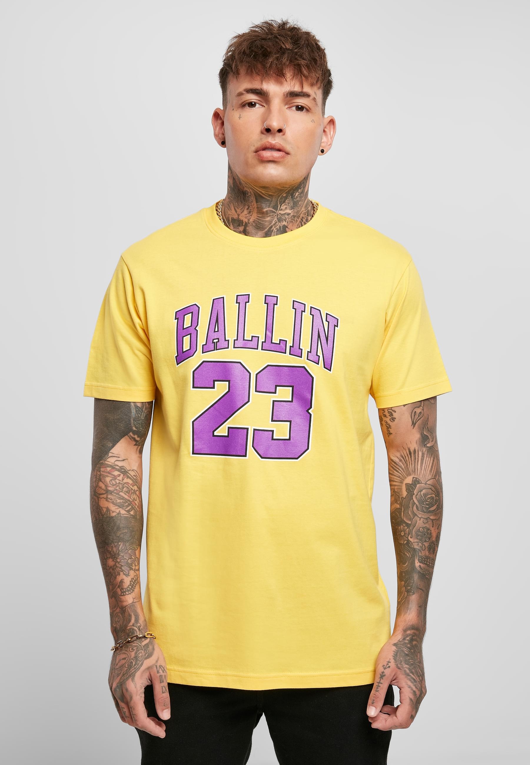 MisterTee Kurzarmshirt »MisterTee Herren Ballin 23 Tee«, (1 tlg.)