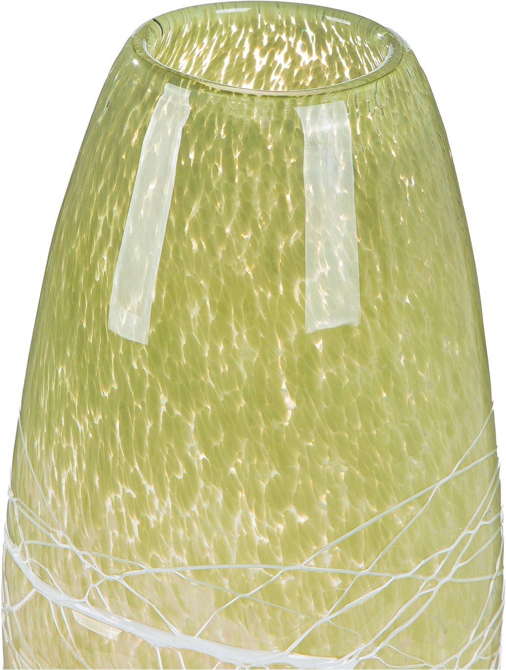 GILDE Tischvase »Vase Kampala grün« Blumenvase, Glas, Dekovase, bauchig, modern, Geschenkartikel