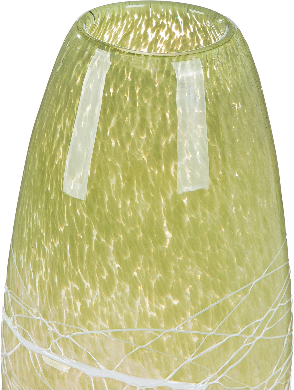 GILDE Tischvase "Vase Kampala grün" Blumenvase, Glas, Dekovase, bauchig, modern, Geschenkartikel