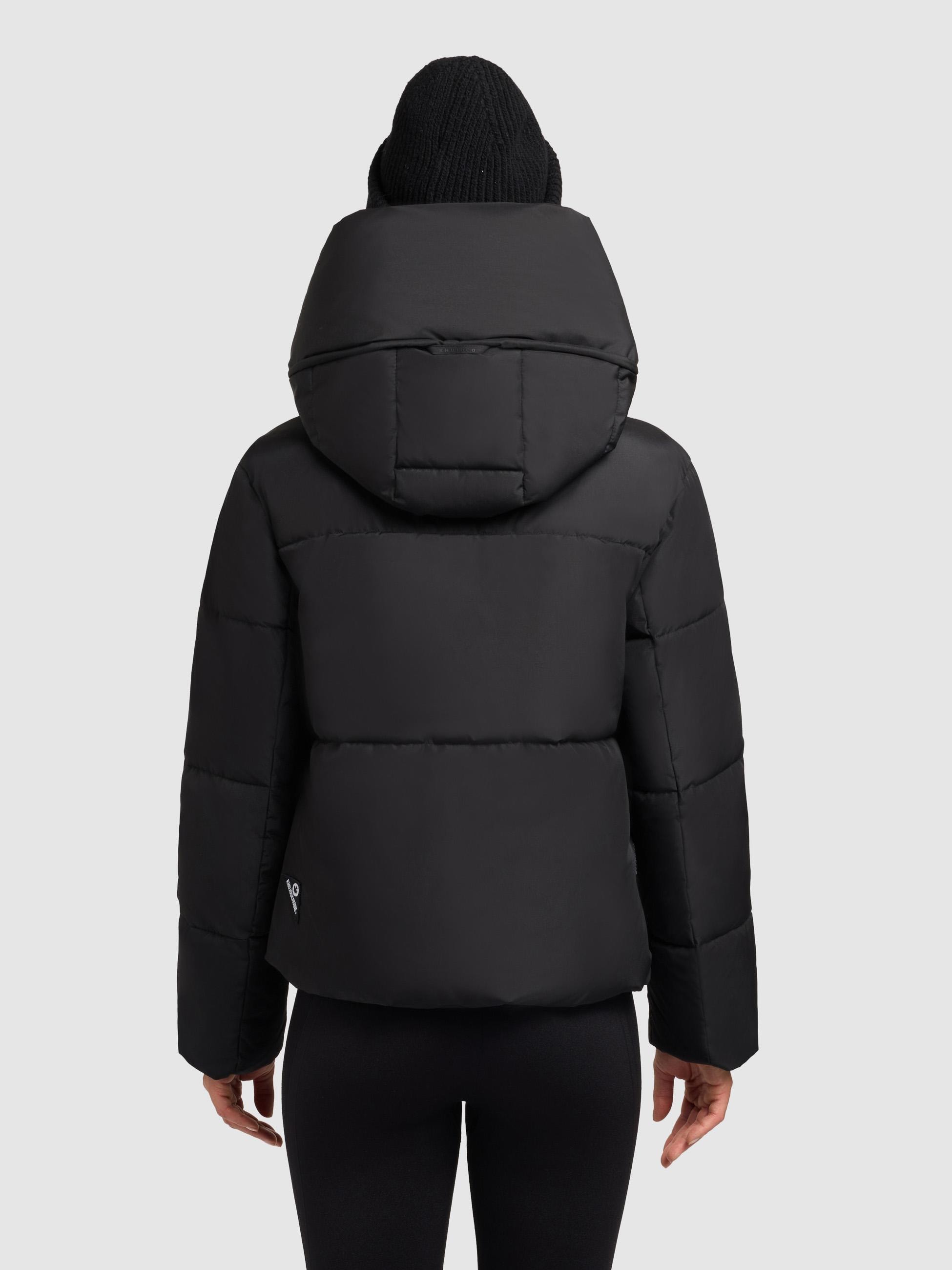 khujo Outdoorjacke »Audrey Matt«, mit Kapuze, Warme Winterjacke mit verstellbarer Kapuze