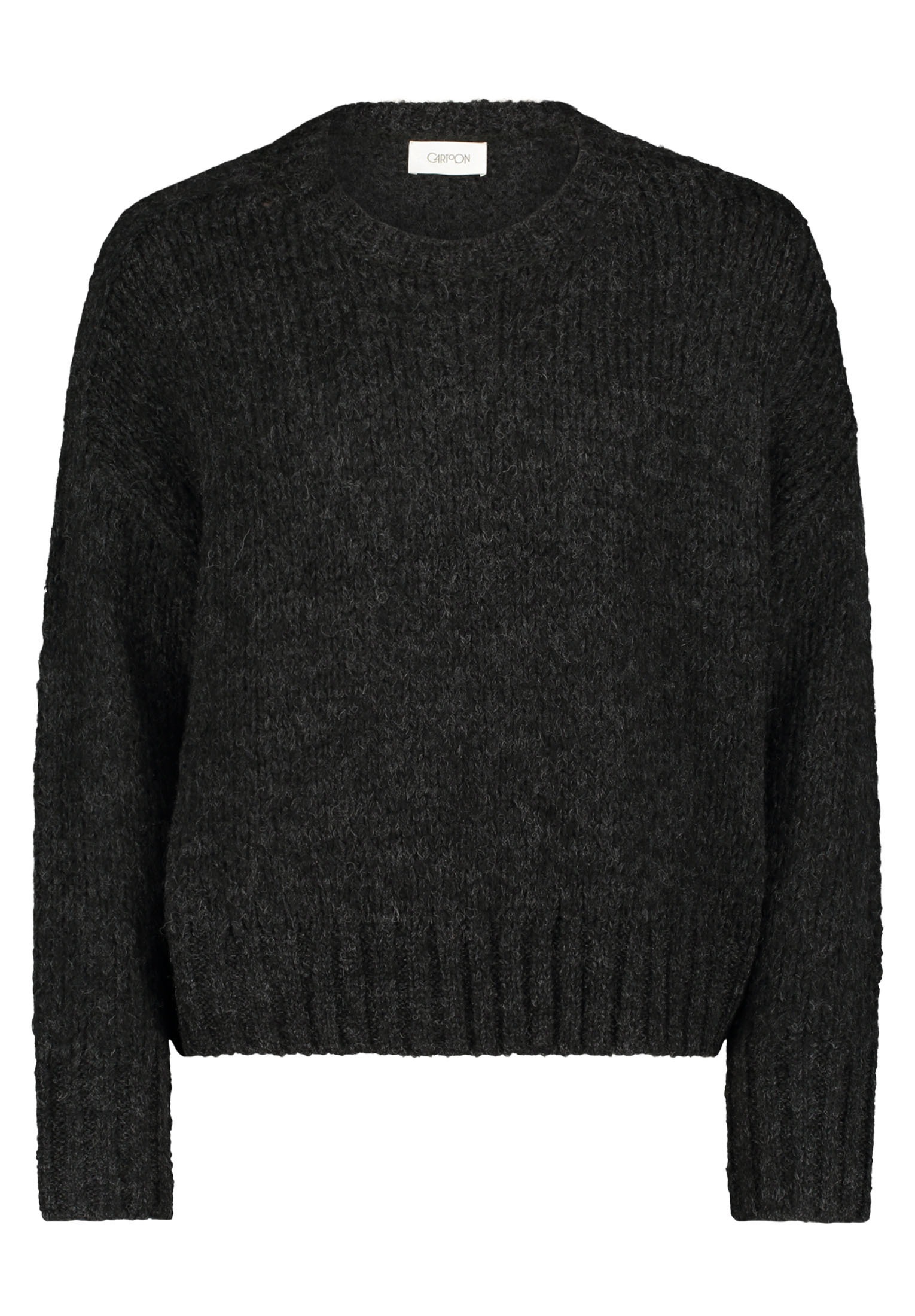 Cartoon Strickpullover "Damen Basic-Pullover mit Rundhalsausschnitt" 1 Stk. günstig online kaufen