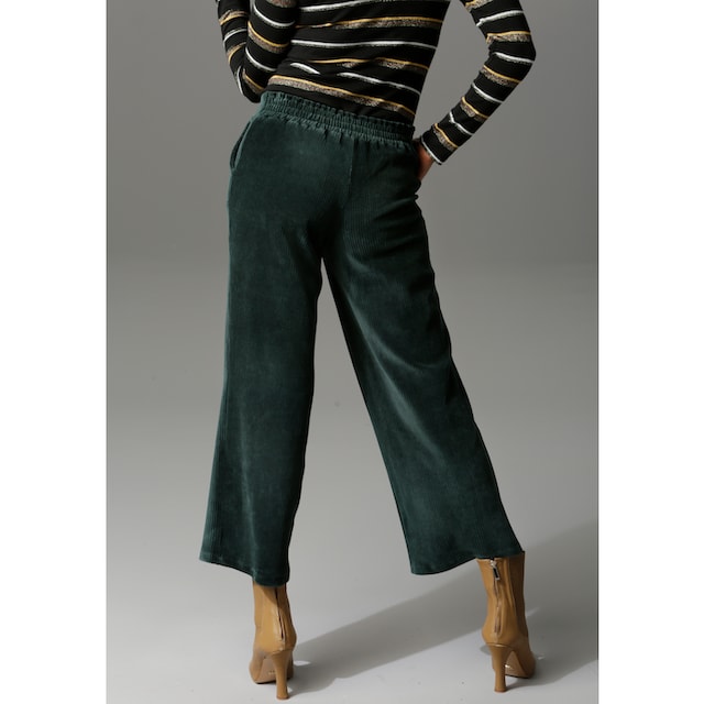 Aniston CASUAL Cordhose, in trendiger Culotte-Form online kaufen | BAUR
