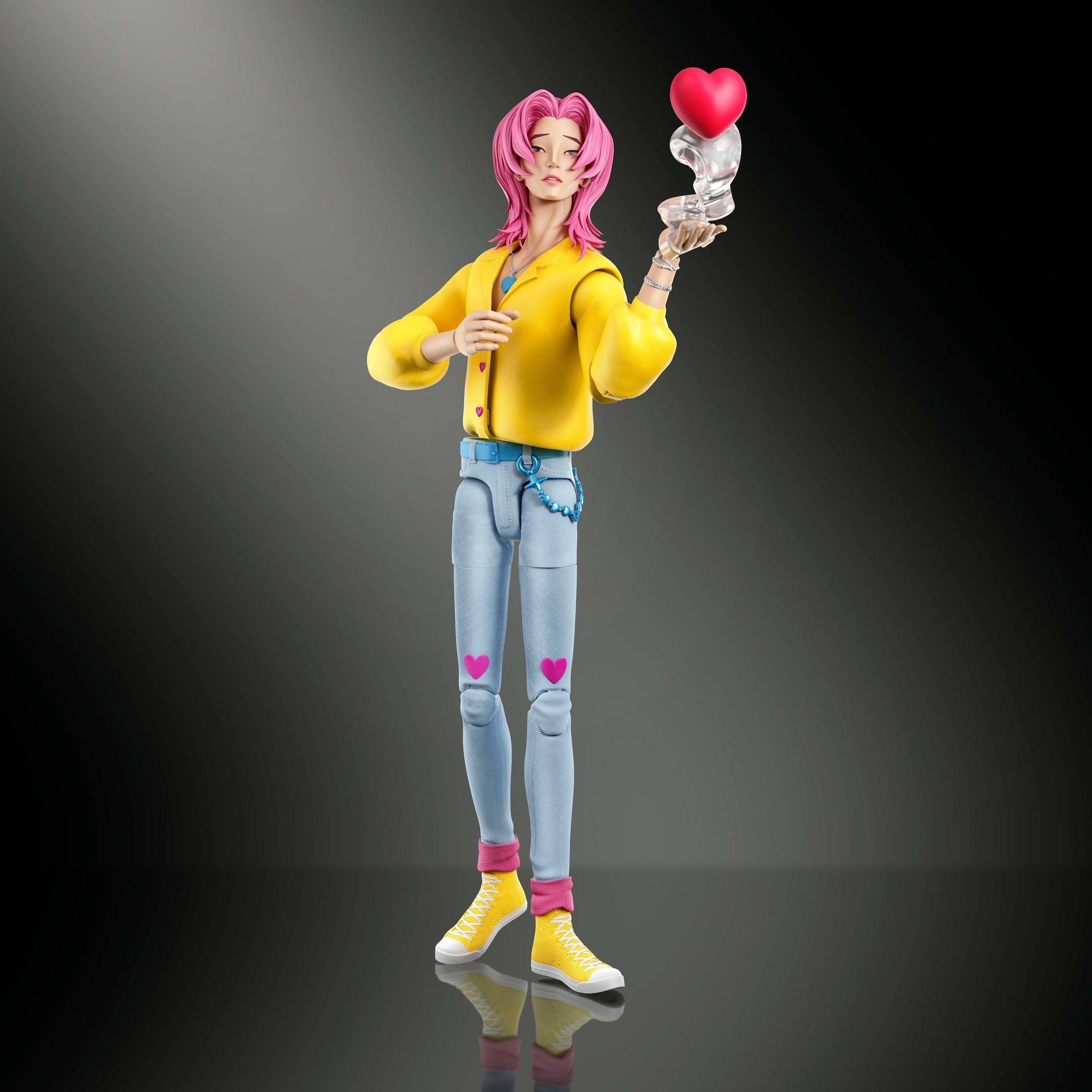 Mattel® Actionfigur »KPop Demon Hunters Saja Boys Romance-Soda Pop« beweglich