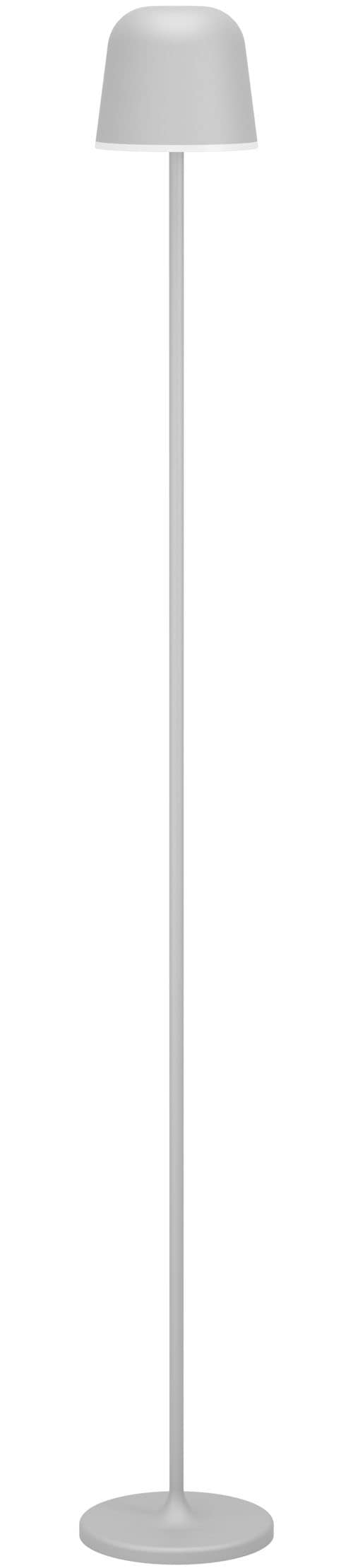 EGLO Stehlampe »MANNERA-L Stehlampe - Alu, Stahl - LED - 4,3W - IP54« LED-Modul 1 Stk. Neutralweiß | Warmweiß Standleuchte, Leselampe, Wohzimmer, Schlafzimmer, H140 x Ø16 cm