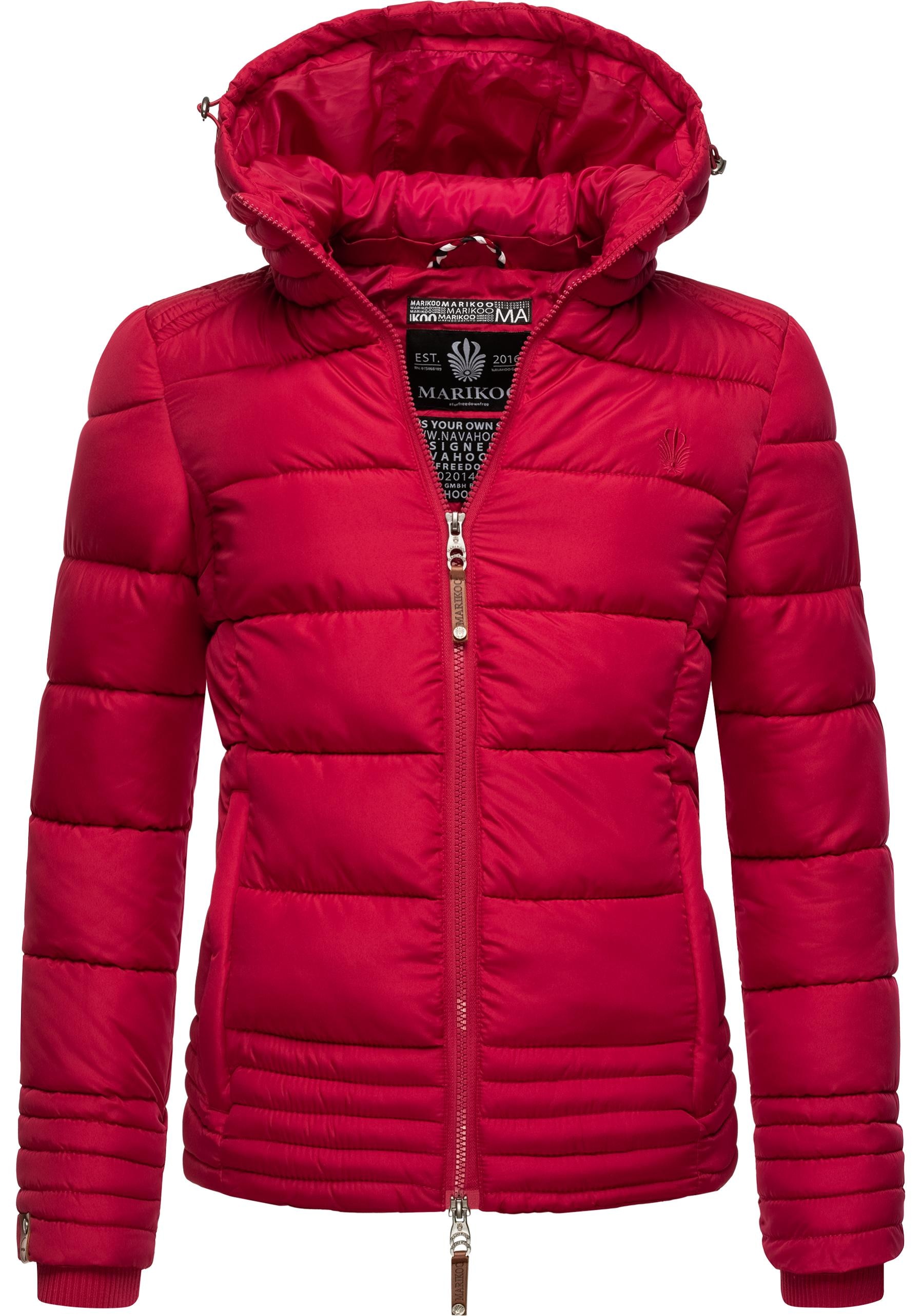 Marikoo Winterjacke Damen »Sole«, Steppjacke taillierte kaufen Winter BAUR | online Kapuze, den modisch mit für