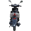 GT UNION Motorroller »Sonic X 50-45«, 50 cm³, 45 km/h, Euro 5, 3 PS, (Komplett-Set, 2 tlg., mit Topcase), inkl. Topcase