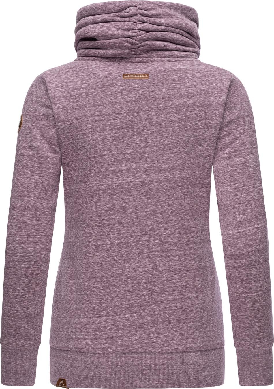 Ragwear Sweatshirt »Anabelka Intl.«, weicher Damen Sweater mit Kaminkragen