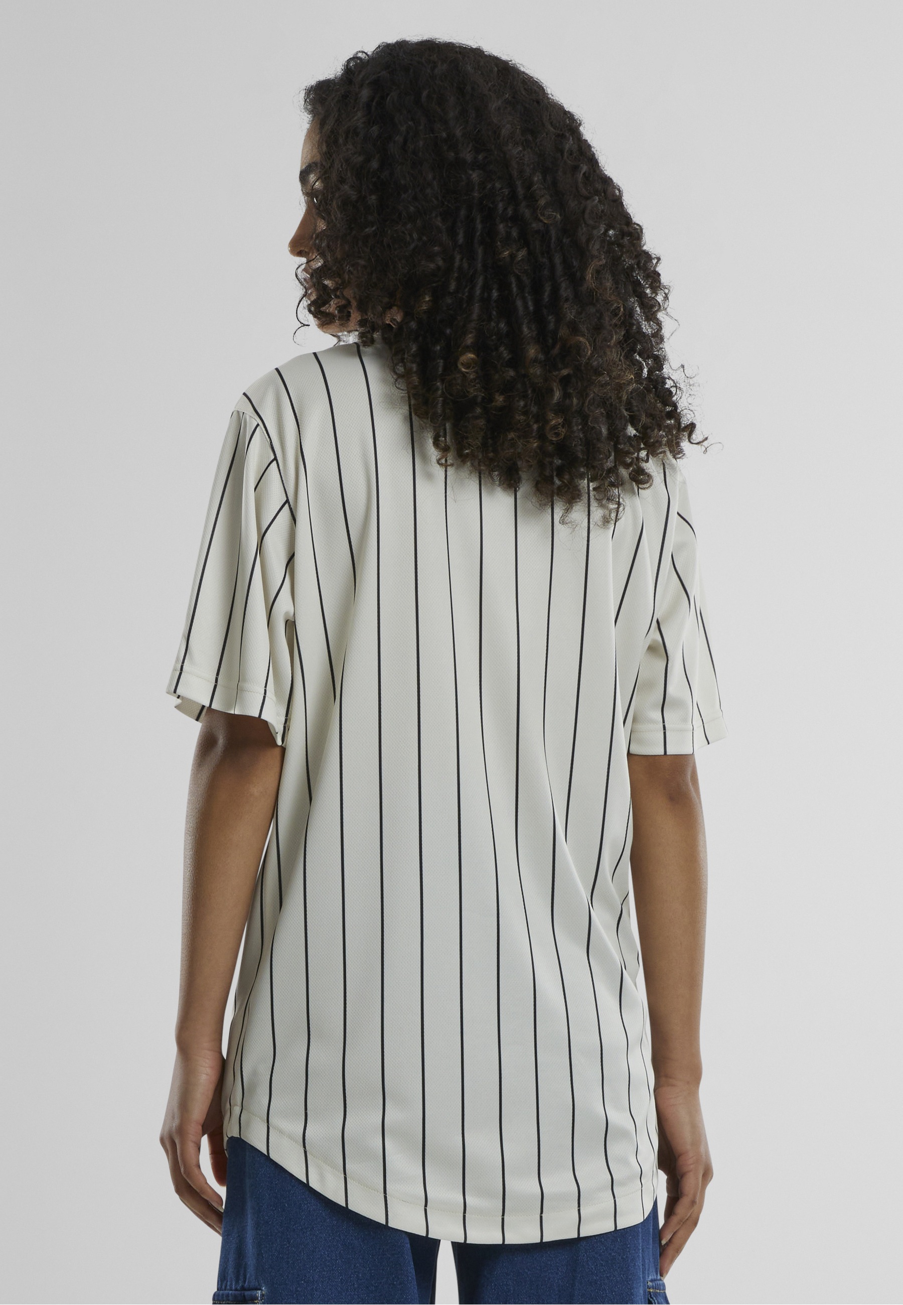 Karl Kani Kurzarmshirt »Karl Kani Varsity Heart Pinstripe Baseball Shirt« 1