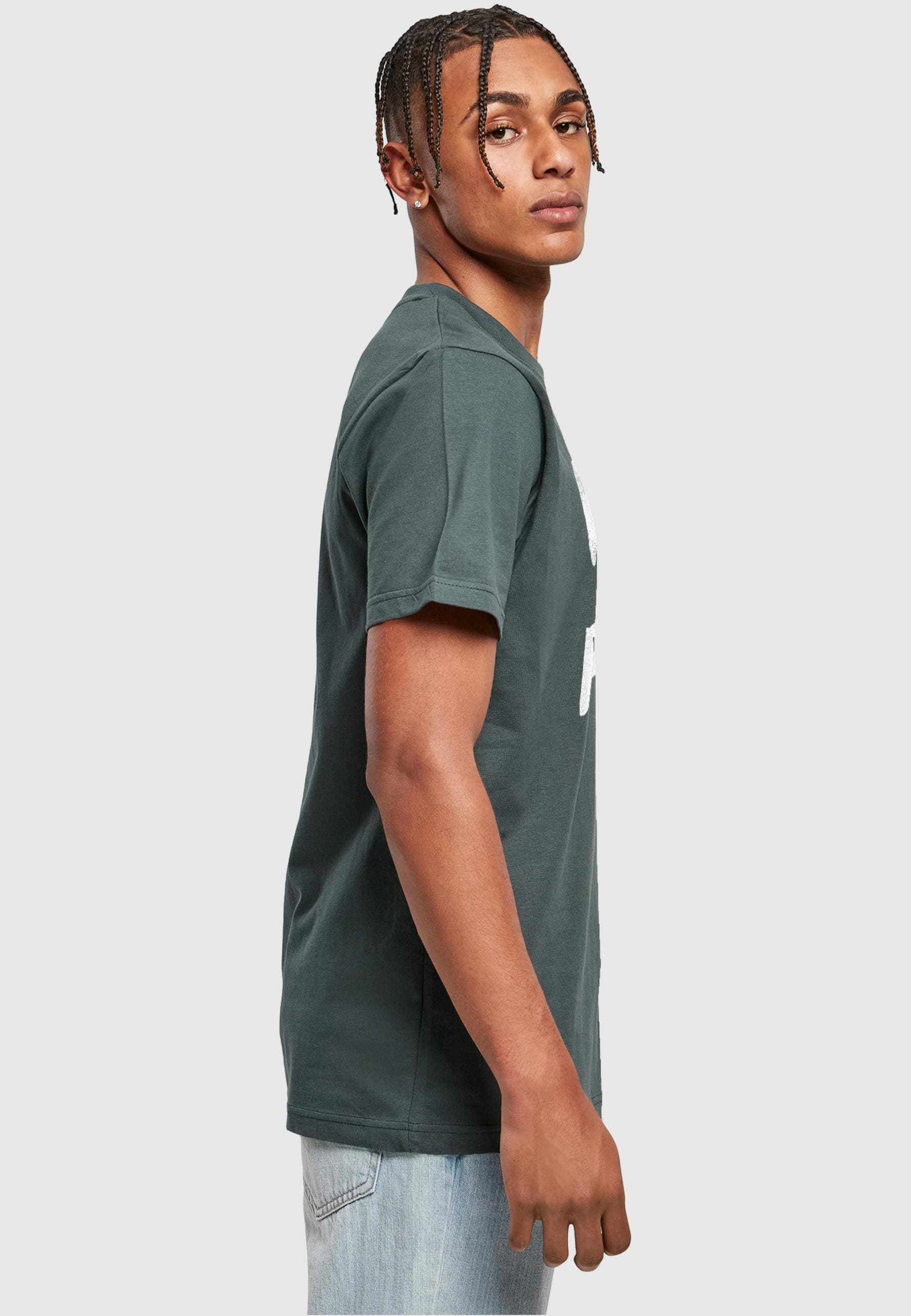 Merchcode T-Shirt »Merchcode Herren Peanuts - Rebel with paws T-Shirt Round Neck«, (1 tlg.)