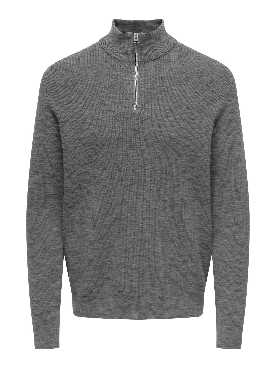 ONLY & SONS Strickpullover »ONSPHIL REG 12 STRUC HALF ZIP KNIT NOOS«