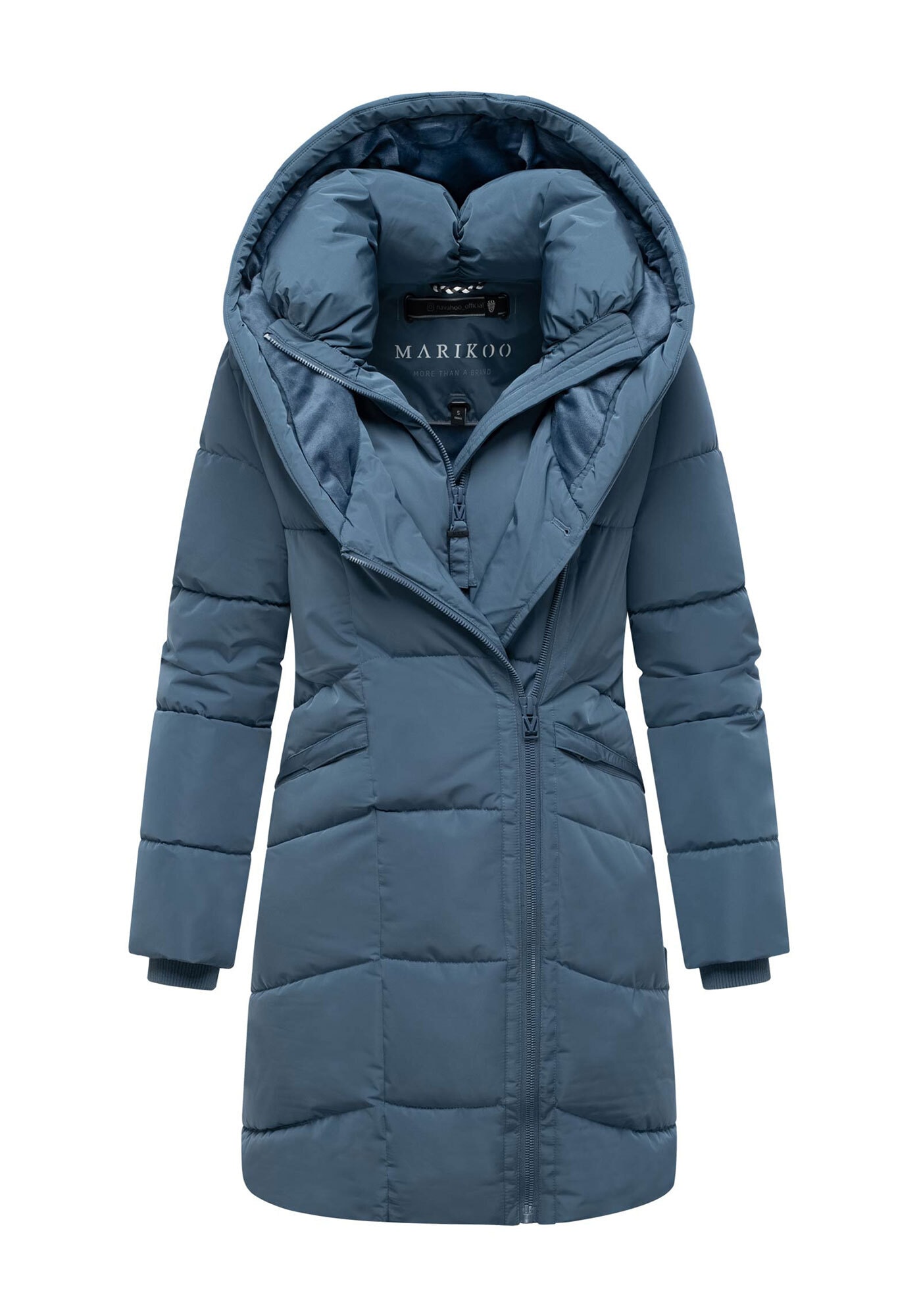 Marikoo Winterjacke »Virenaa«, mit extra hohem Kragen und warmem Fleecefutter