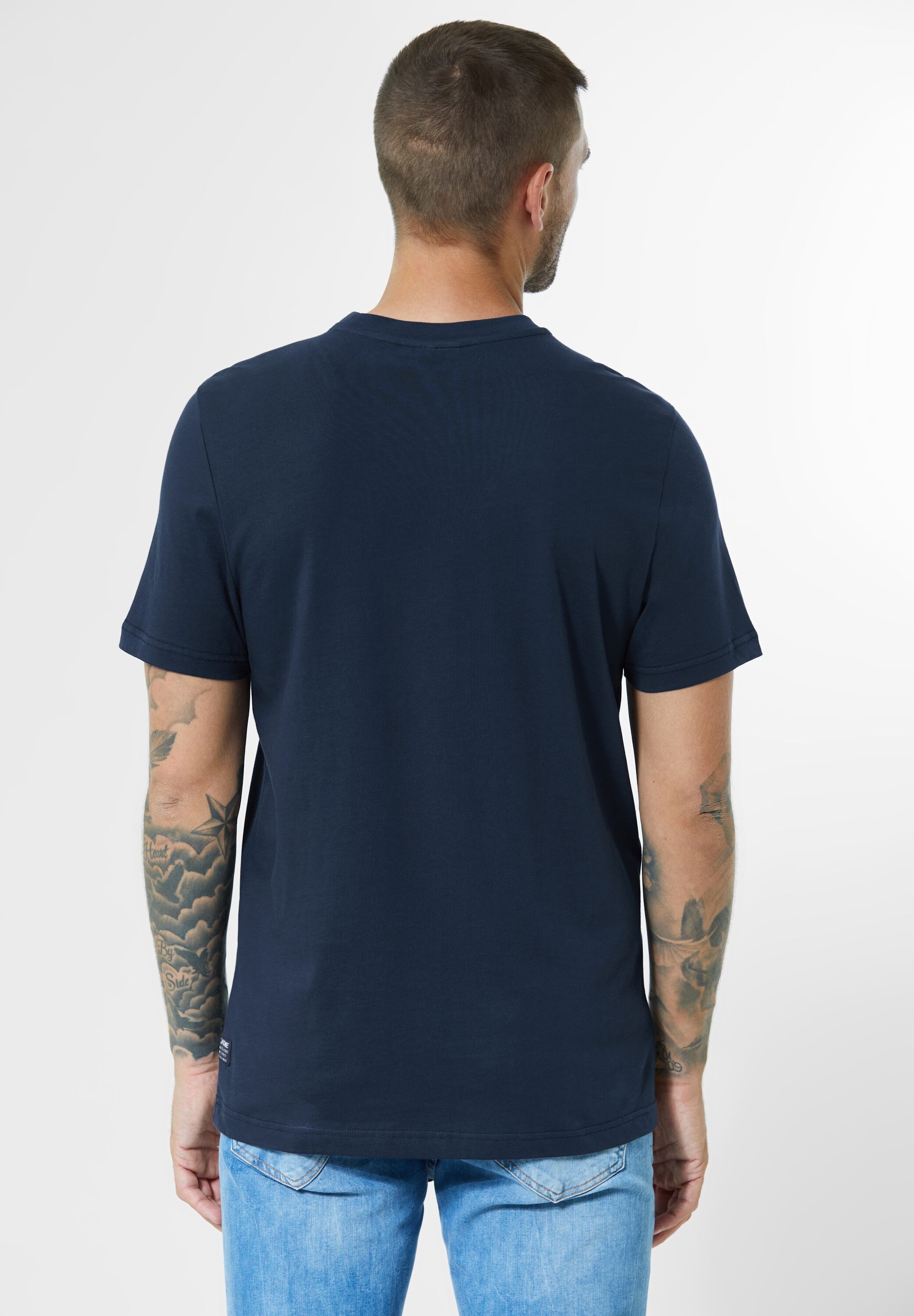 STREET ONE MEN T-Shirt, mit Frontprint günstig online kaufen