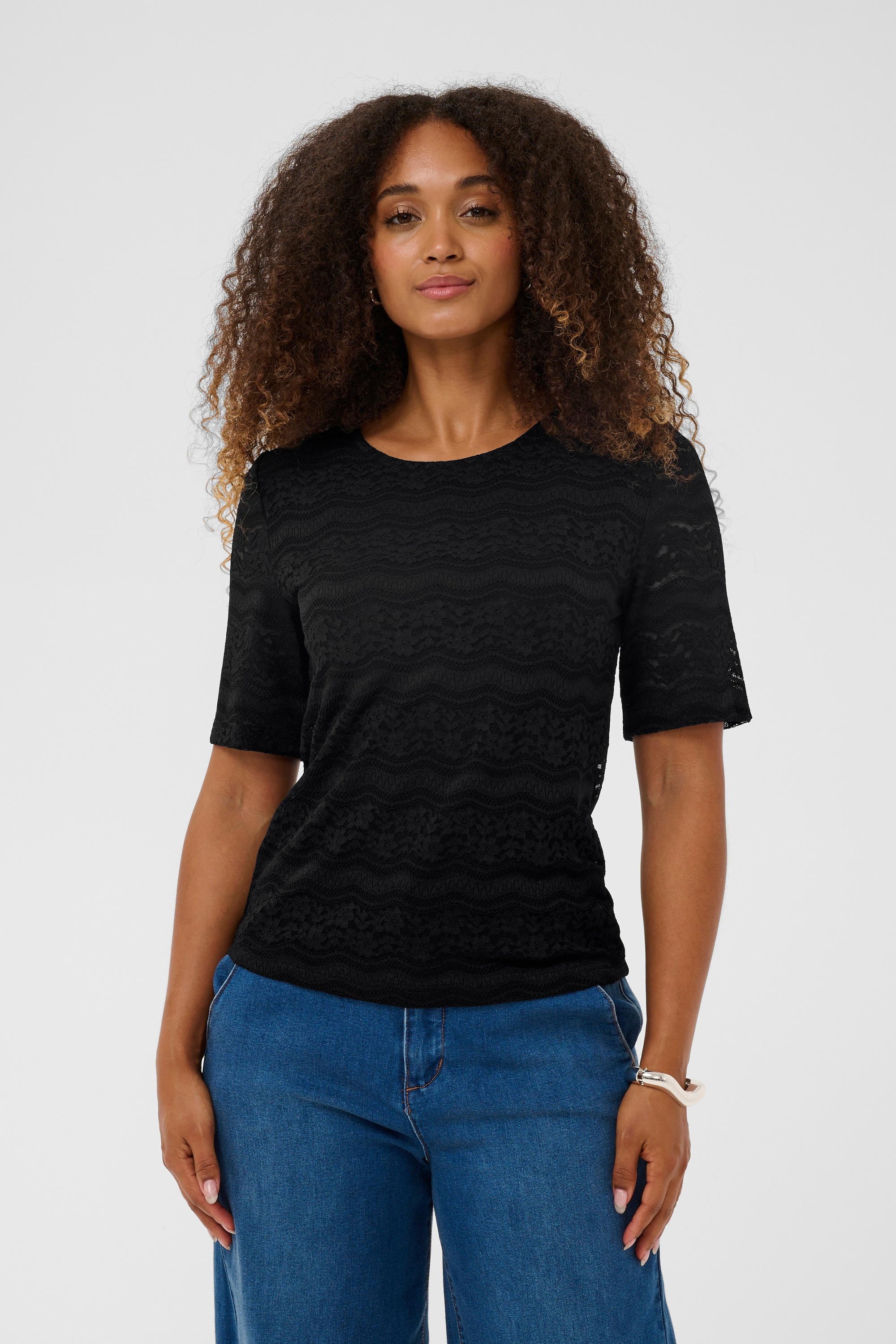 Cream Kurzarmbluse »Damen Bluse kurzarm CRLirina«