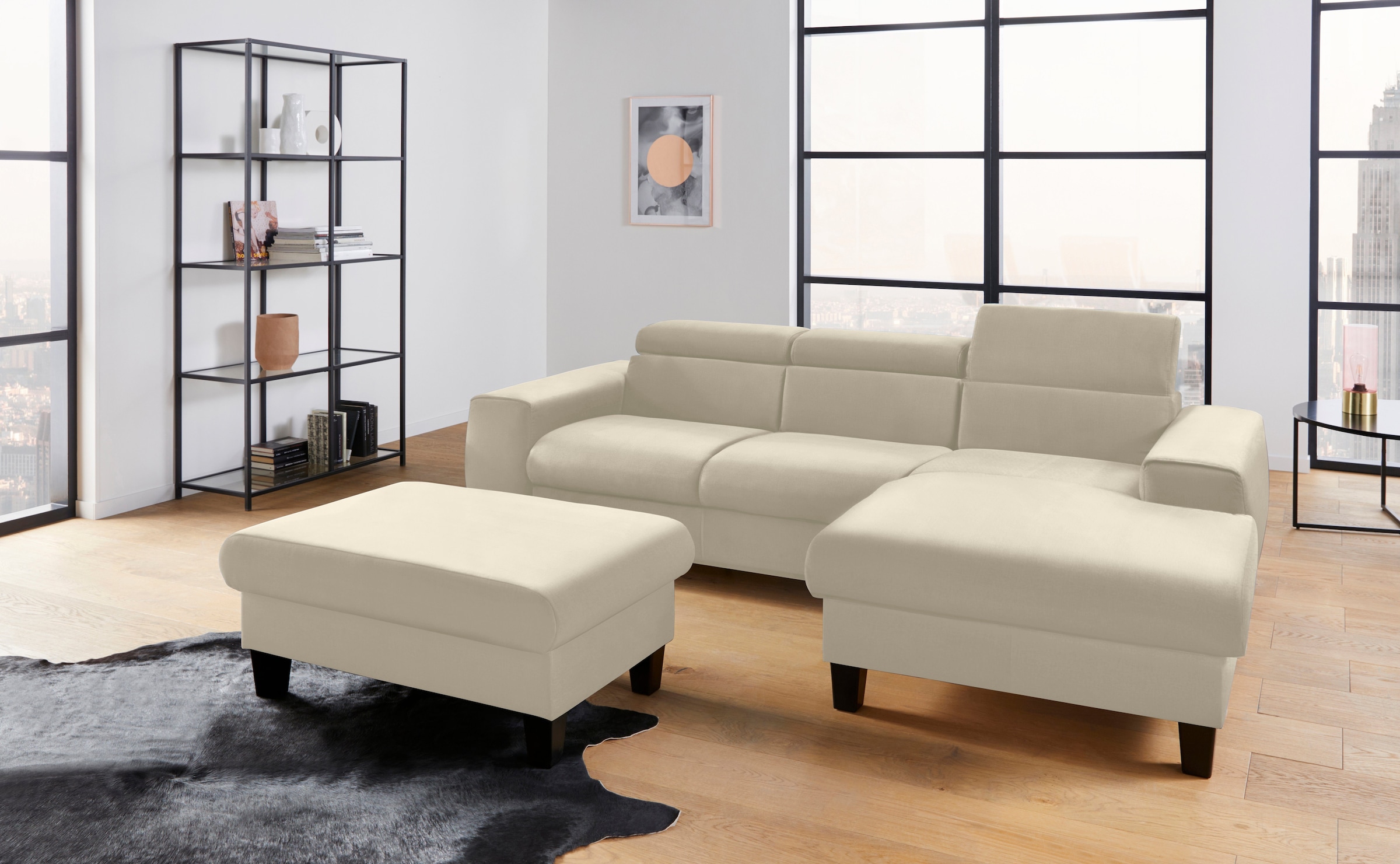 COTTA Polstergarnitur "Morven L-Form", (Set), Set bestehend aus: Ecksofa mi günstig online kaufen