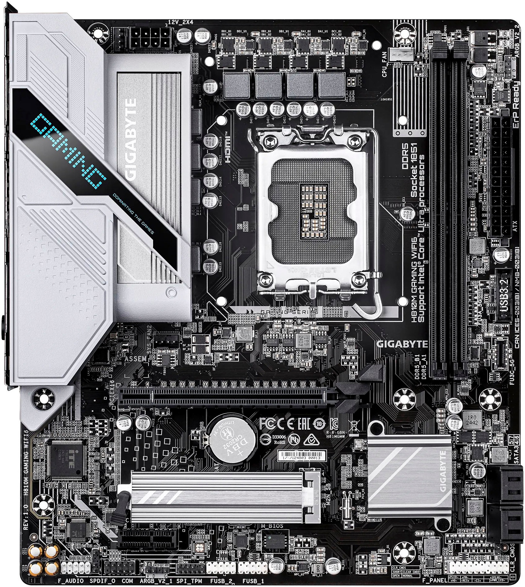 Gigabyte Mainboard »H810M GAMING WIFI6«