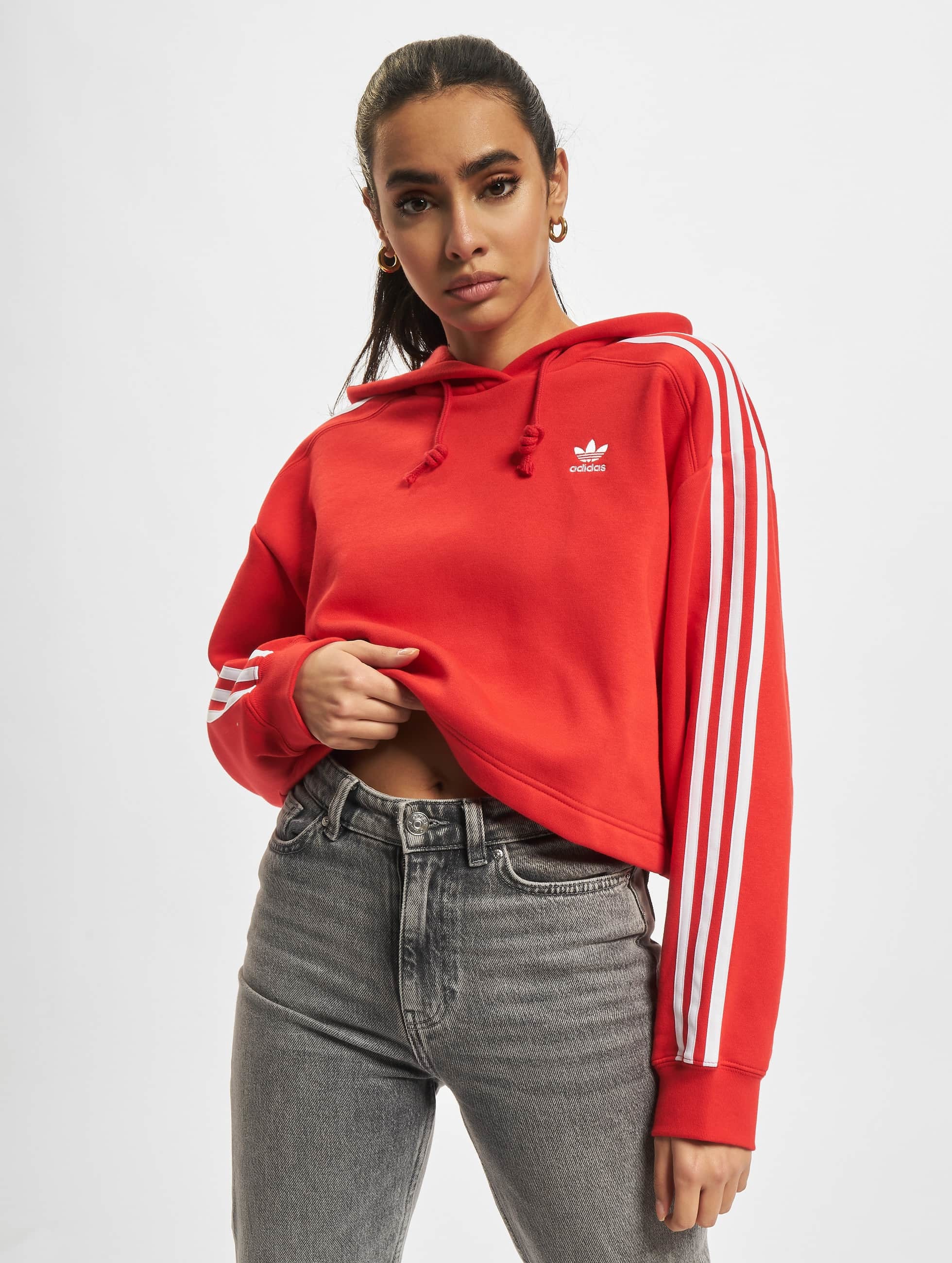 Adidas cropped hoodie damen best sale