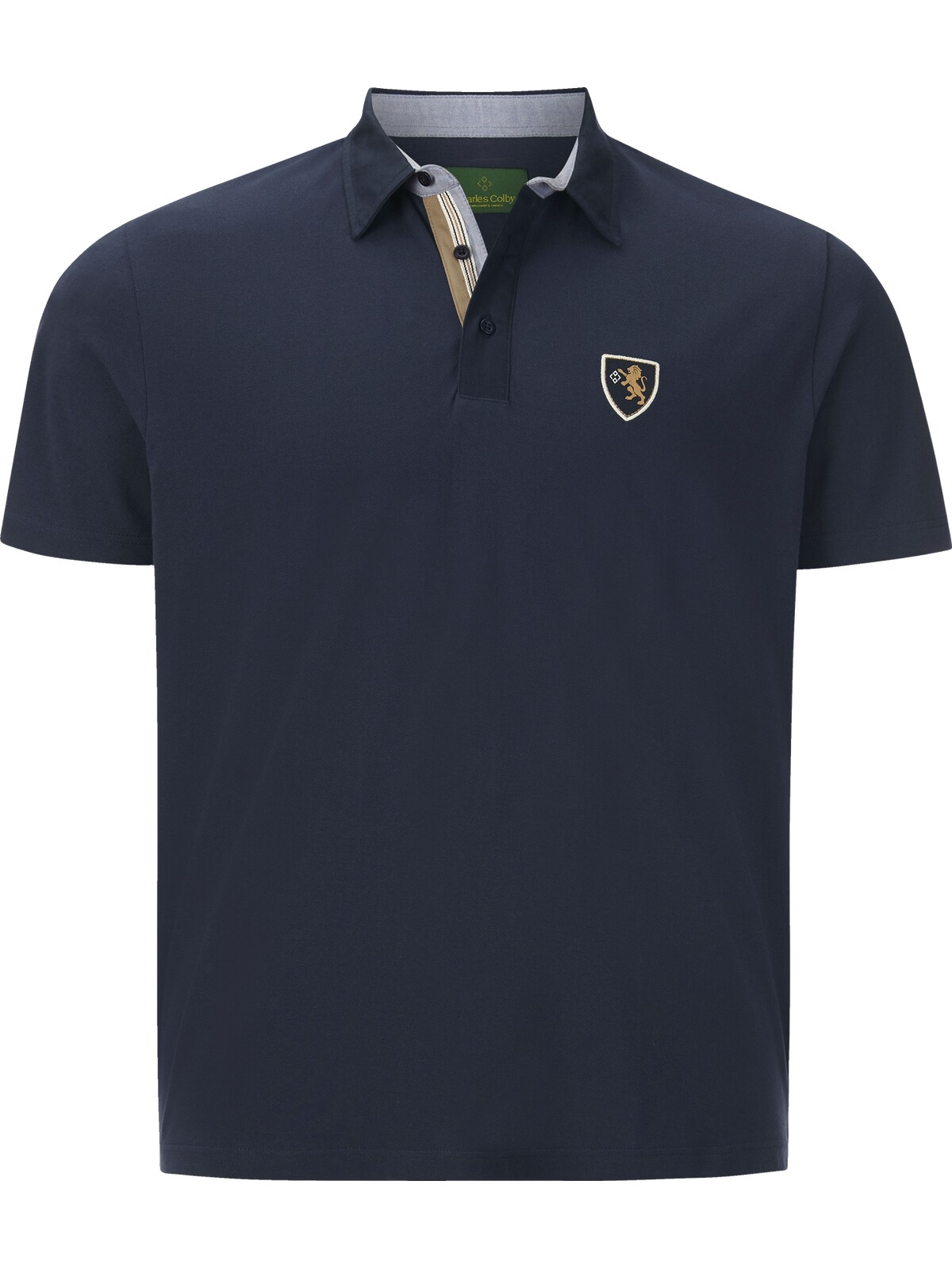 Charles Colby Poloshirt »Poloshirt EARL FANCES«, (1 tlg.), im royalen Look