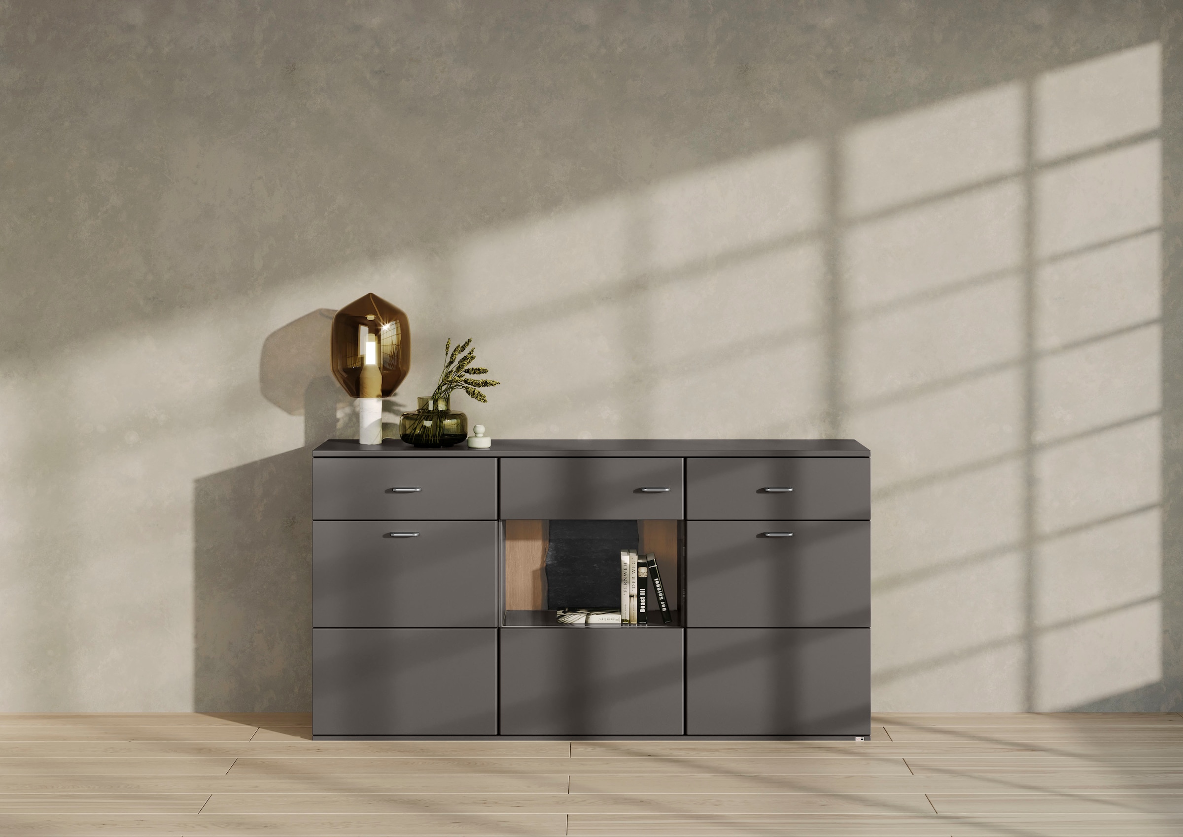 Sideboard »TACOMA«, Typ 53, Breite 180 cm, mit getönter Glastür