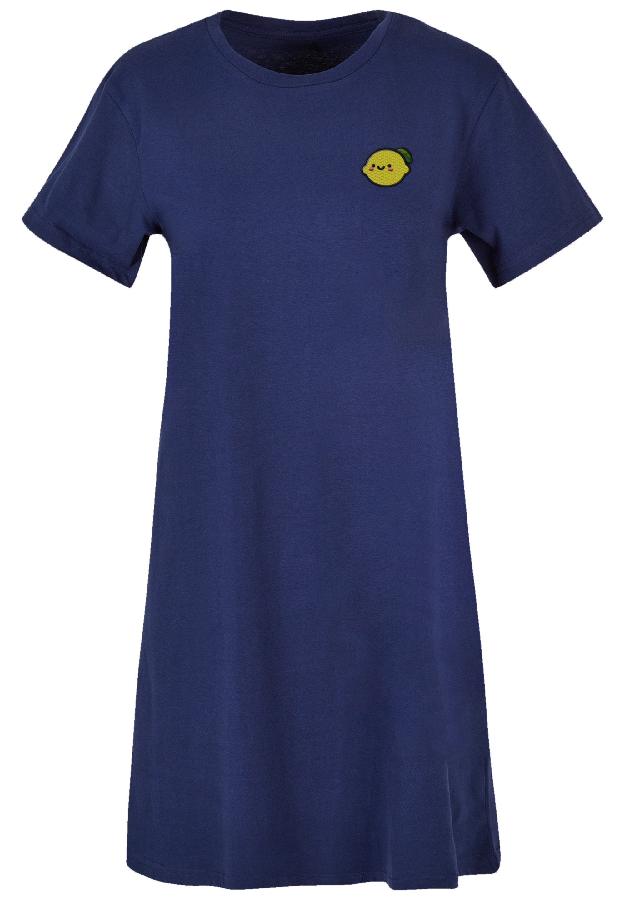 F4NT4STIC Shirtkleid »Lemon Cute Face Bestickt«, Premium Qualität