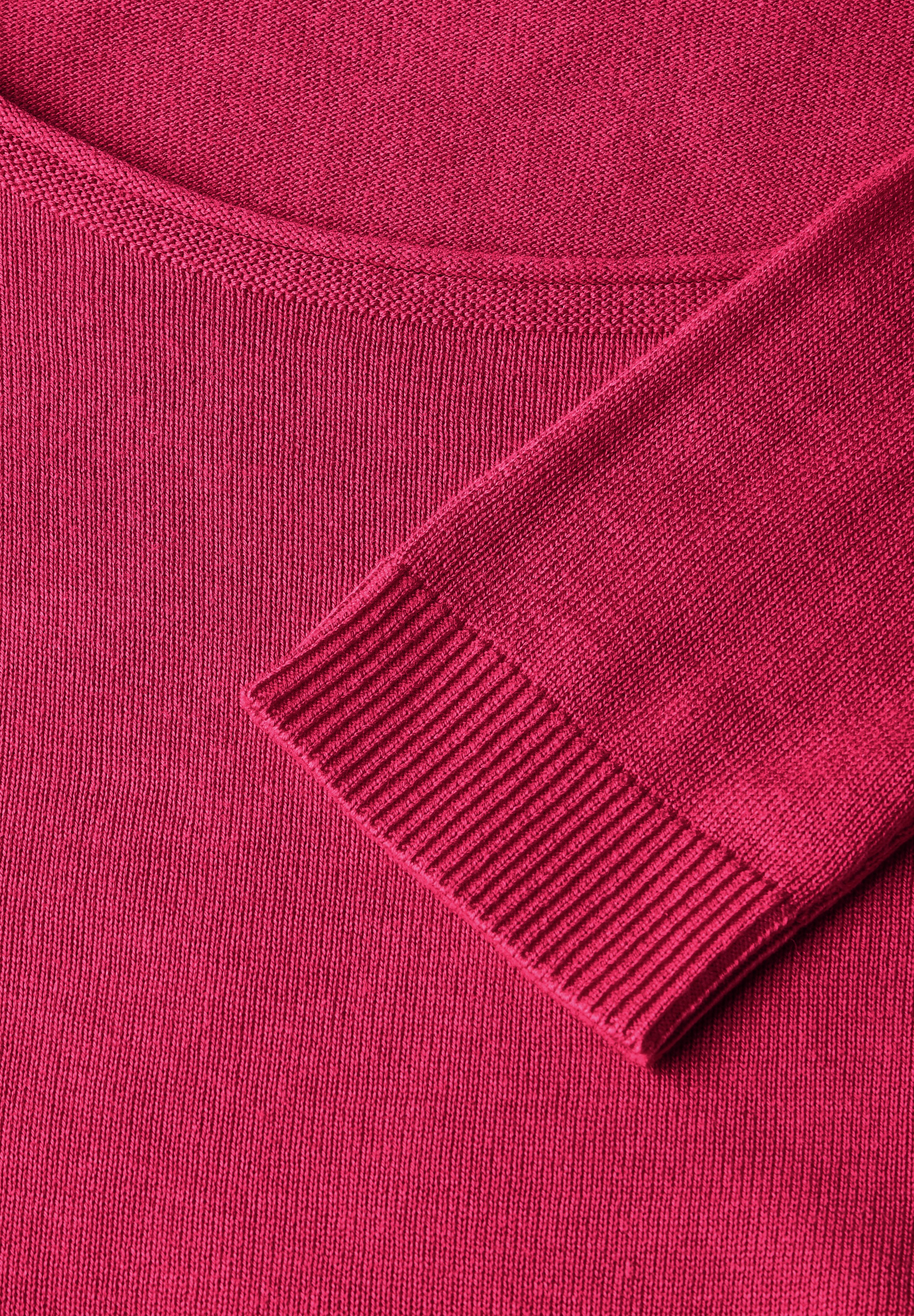 STREET ONE Strickpullover, mit U-Boot-Ausschnitt
