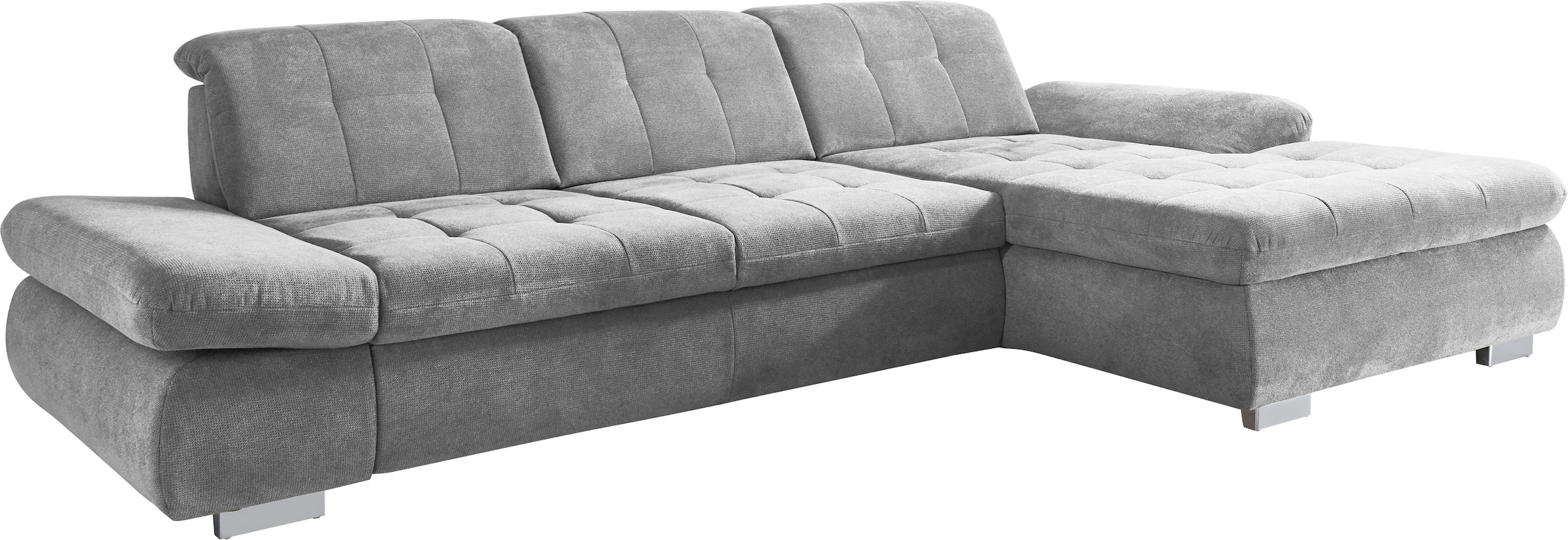 Die PlanBar Ecksofa "MP-IN17004 L-Form, Breite 331 cm, Kaltschaum-Polsterung" inkl. Sitztiefenverstellung, wahlweise weitere Funktionen