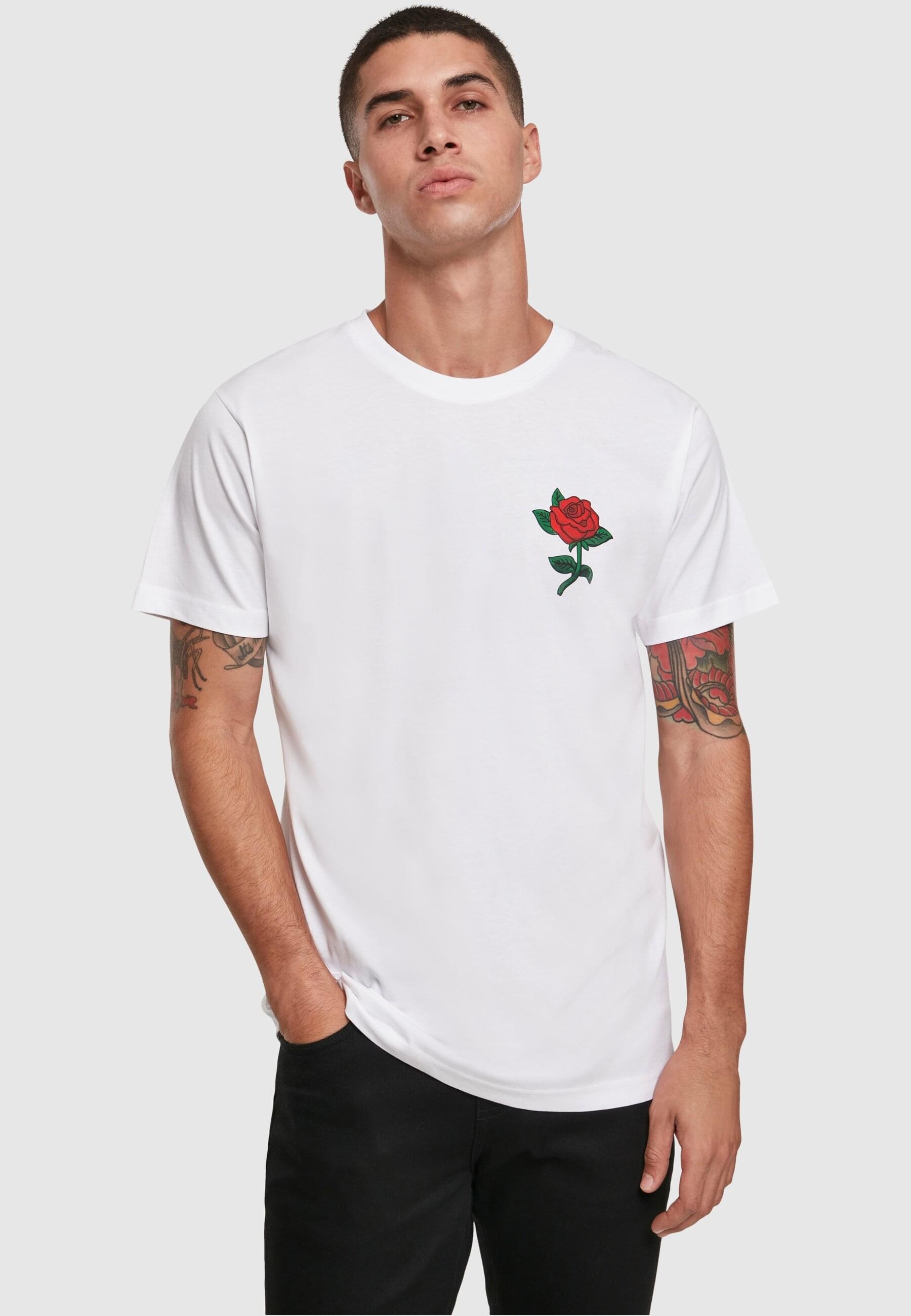 MisterTee T-Shirt »MisterTee Herren Rose Tee«, (1 tlg.)