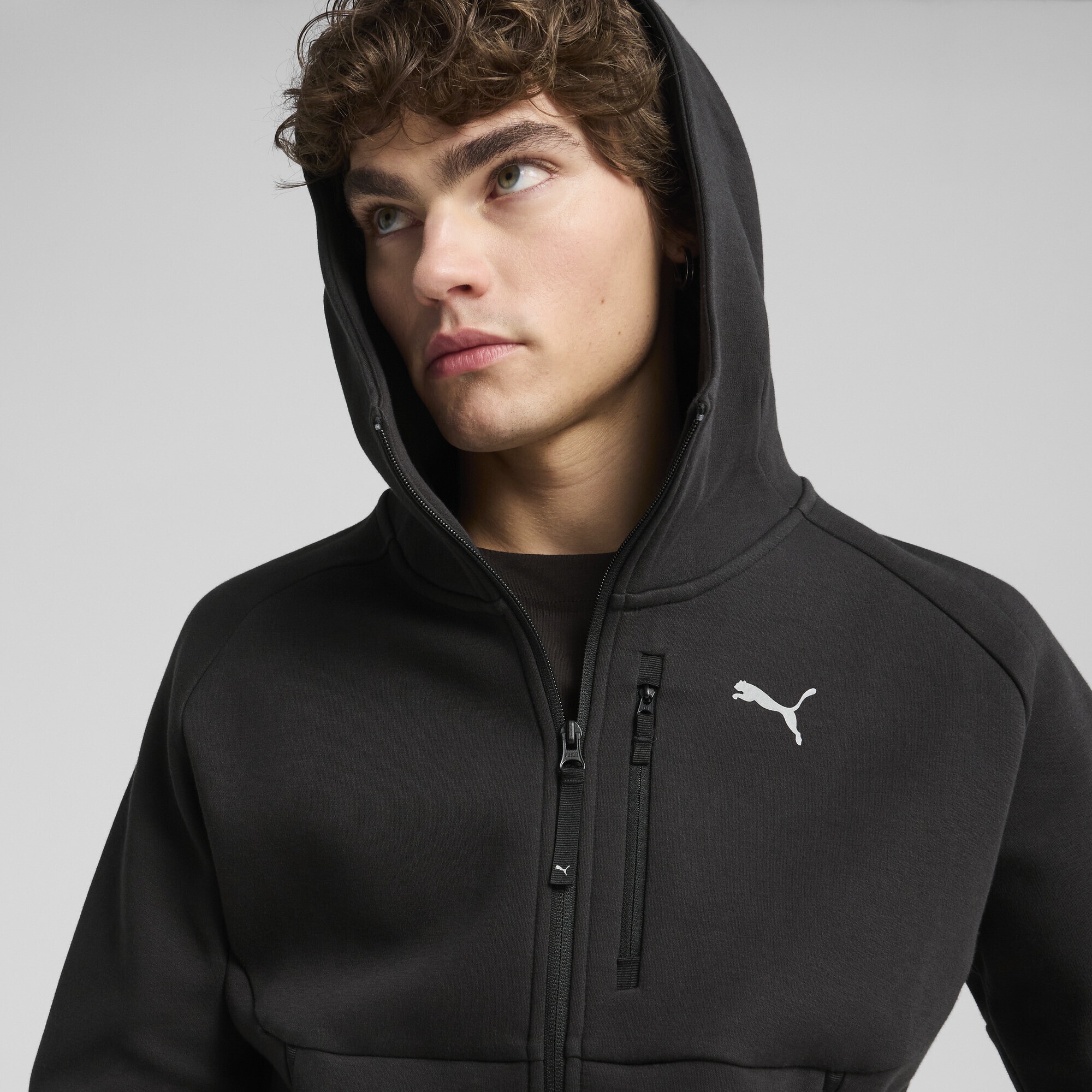 PUMA Sweatjacke »PUMATECH Hoodie mit durchgehendem Reißverschluss Herren«