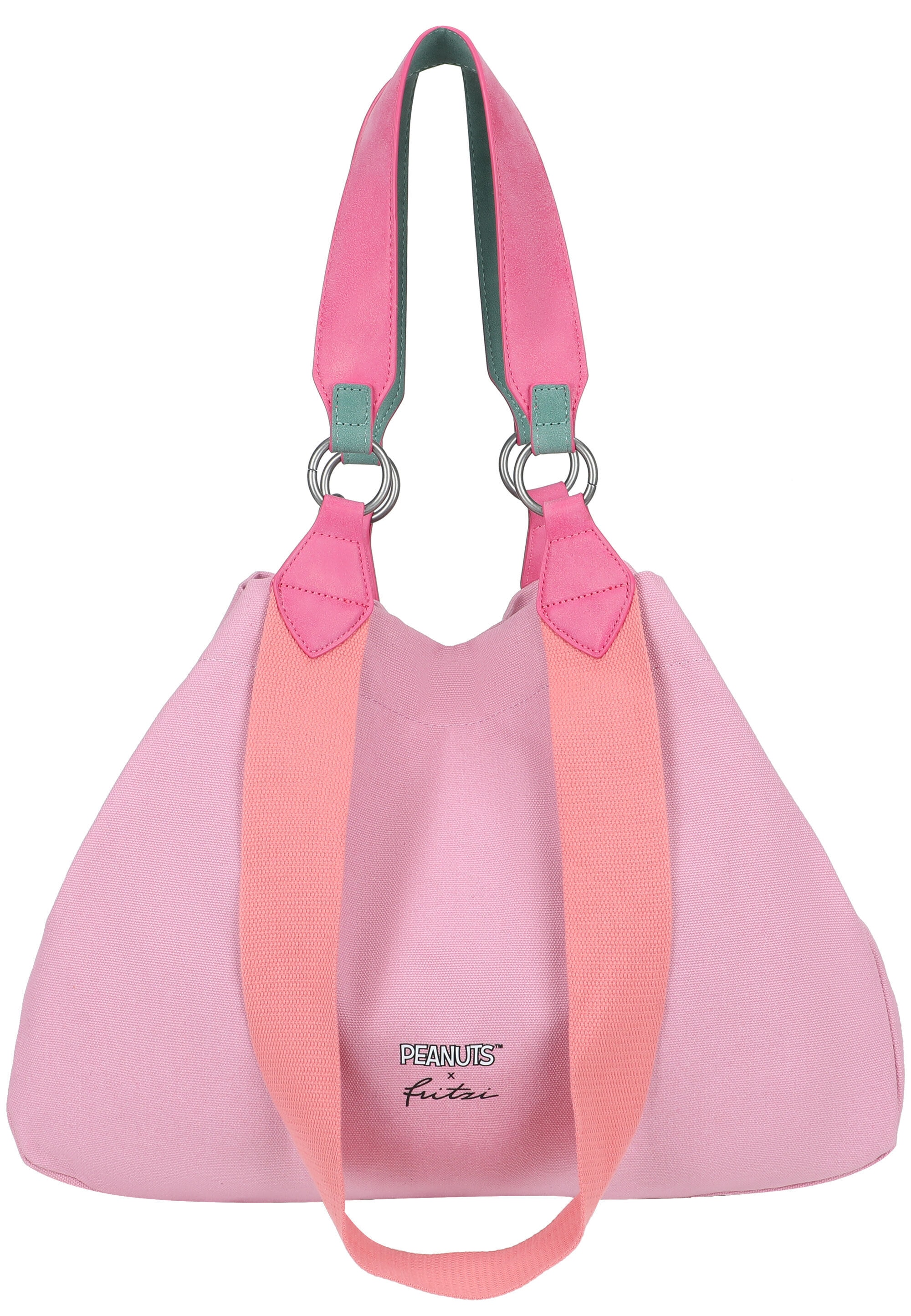 Fritzi aus Preußen Shopper »PeanutsTM x fritzi Izzy Medium Smile Flocked« mit Peanuts-Motiv