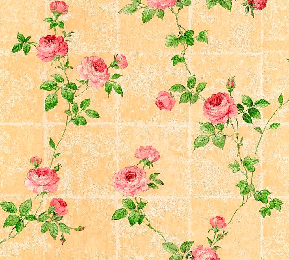 living walls Vliestapete »Château«, floral-geblümt, Floral Tapete Blumen Tapeten Wohnzimmer Schlafzimmer Küche Design Büro