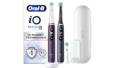 Oral B Elektrische Zahnbürste »iO 8«, 3 St. Aufsteckbürsten, 6 Putzmodi kaufen