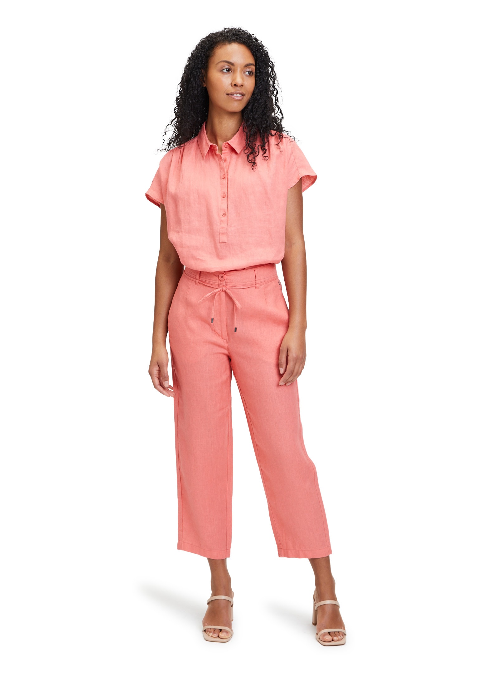 Betty&Co Stoffhose »Betty & Co Sommerhose mit Gürtel«, Material