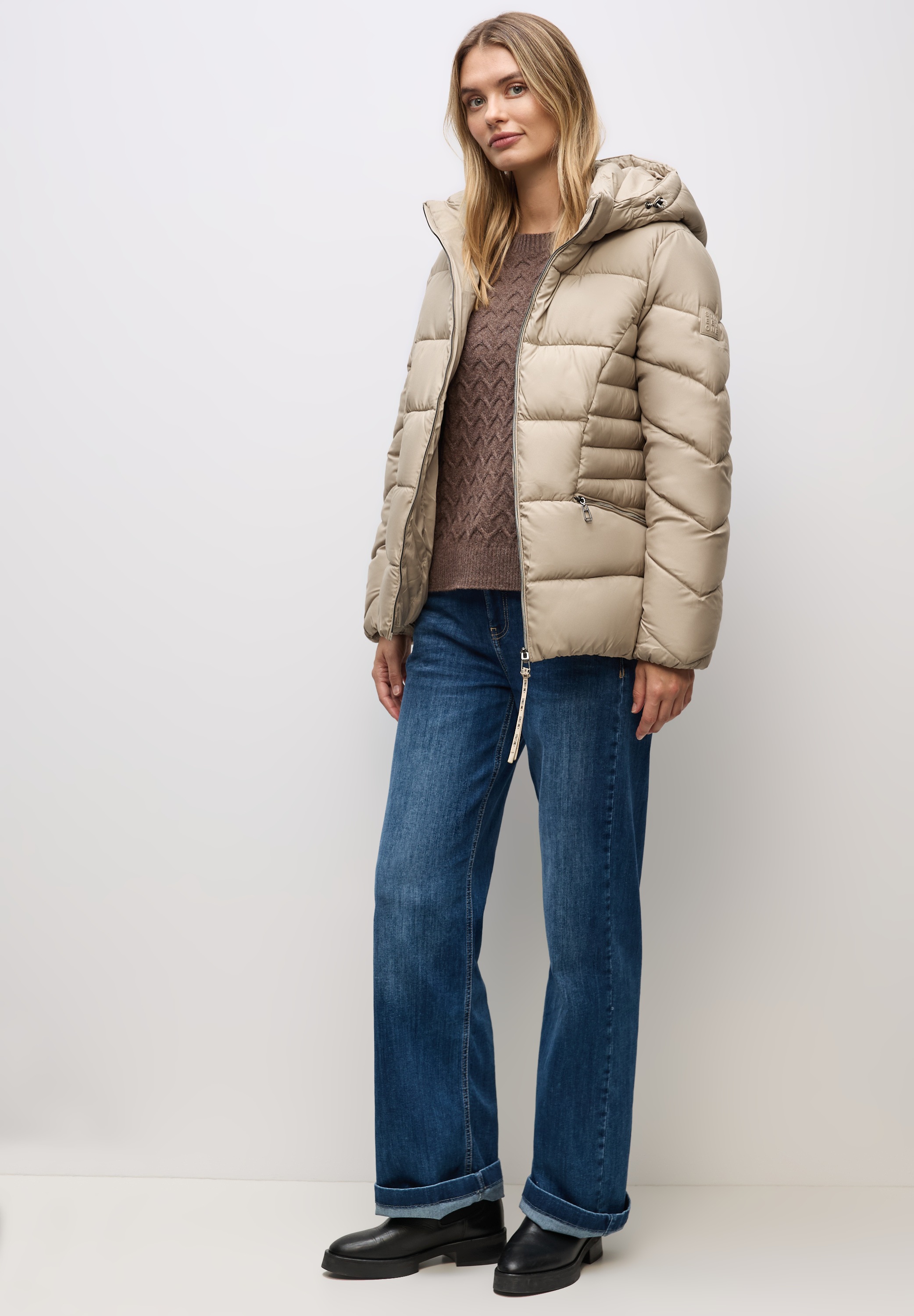 Thumbnail - STREET ONE Steppjacke mit Kapuze mit Kapuze