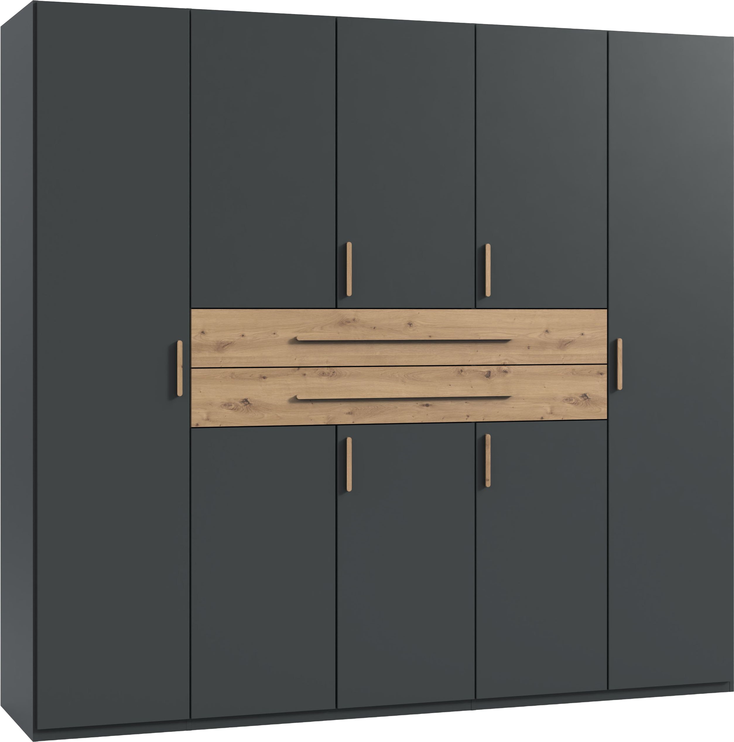 Wimex Drehtürenschrank "Digit, erhältlich in den Breiten 180cm, 225cm oder 270cm" Schlafzimmer Schrank Bestseller in moderner Optik, inkl. zwei Schubkästen