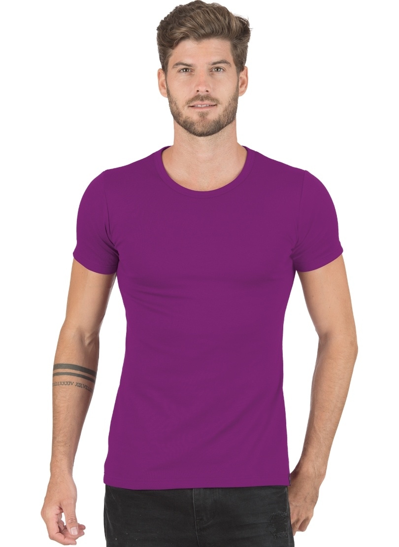 Trigema T-Shirt »TRIGEMA T-Shirt aus | bestellen ▷ BAUR Baumwolle/Elastan«
