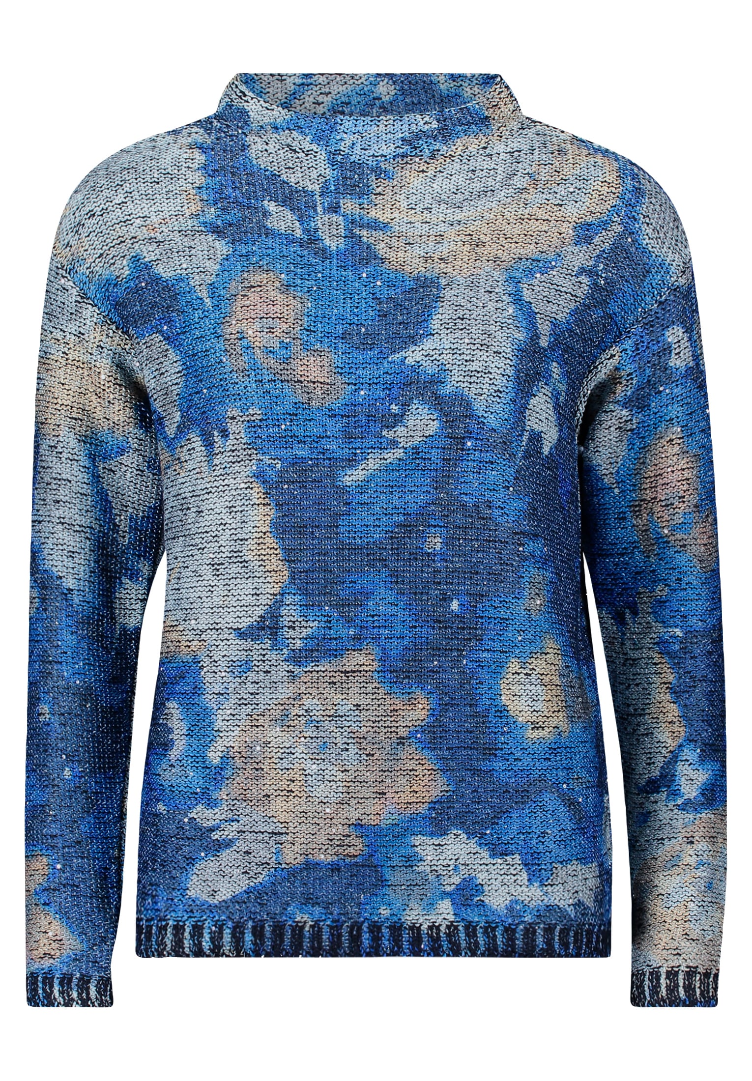 Betty Barclay Strickpullover »Betty Barclay Damen Grobstrick-Pullover mit Print«, (1 tlg.)