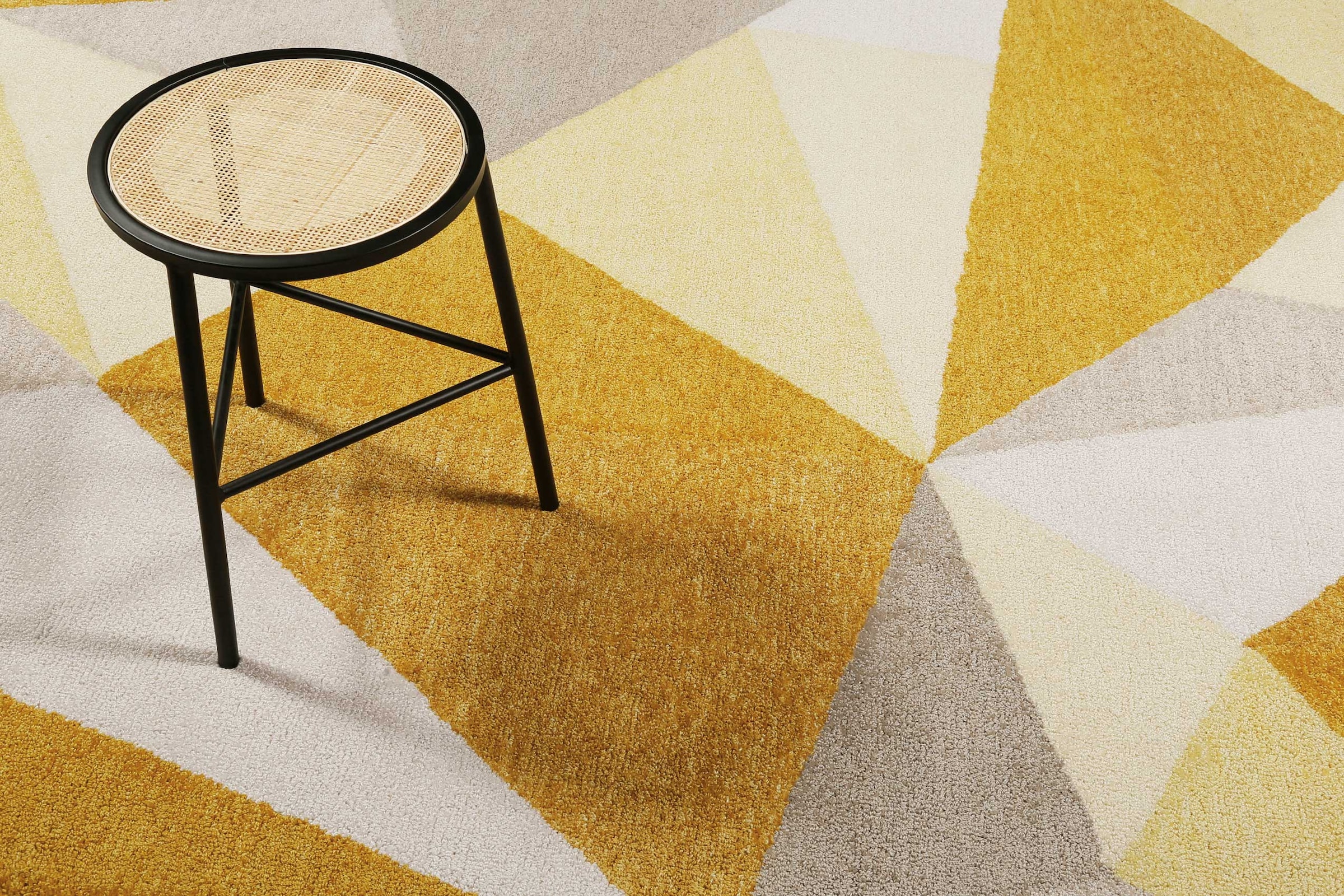 Wecon home Teppich »Next Time 2.0«, rechteckig, 8 mm Höhe, modern, handgefertigt, geometrisches Design für Wohn-, Schlafzimmer