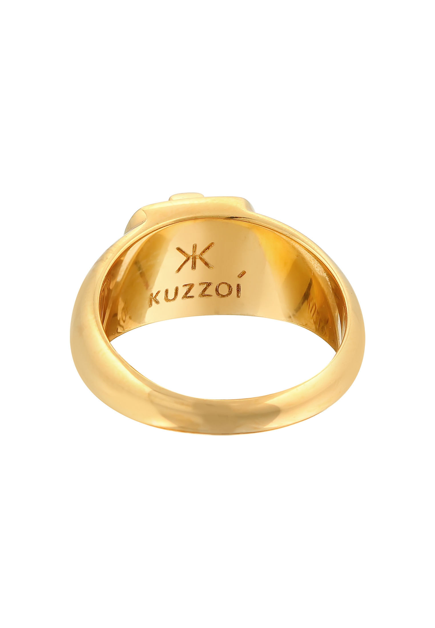 Kuzzoi Siegelring »Ring Siegelring Wappen Pinky Klassik 925 Silber«