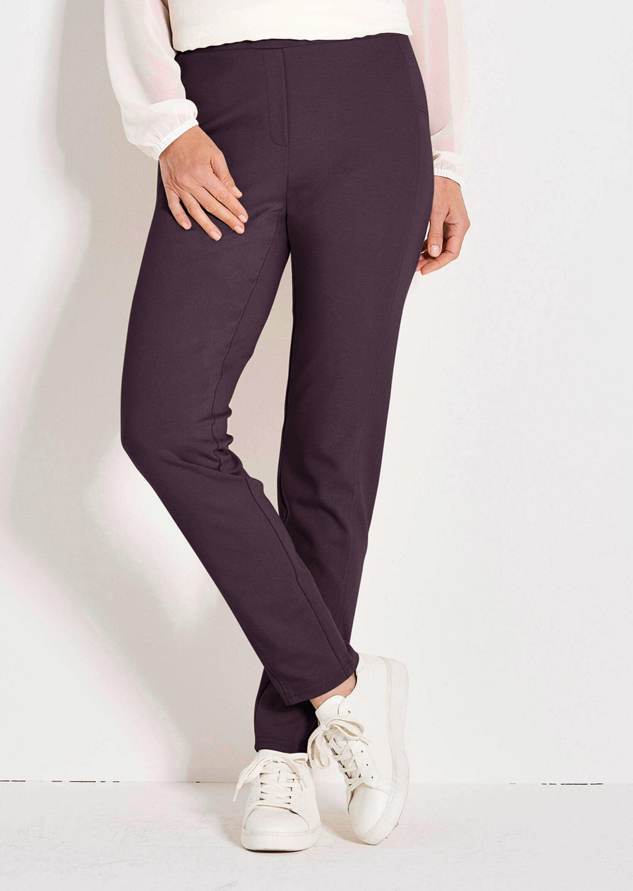 GOLDNER Schlupfhose »Kurzgröße Extra schmale Jerseyhose BELLA mit Schlupfbund«