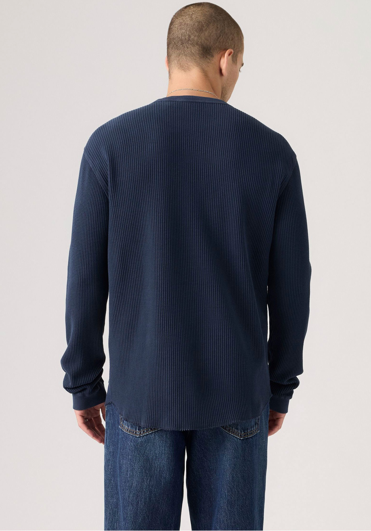 Thumbnail - Levis Langarmshirt Waffelstruktur