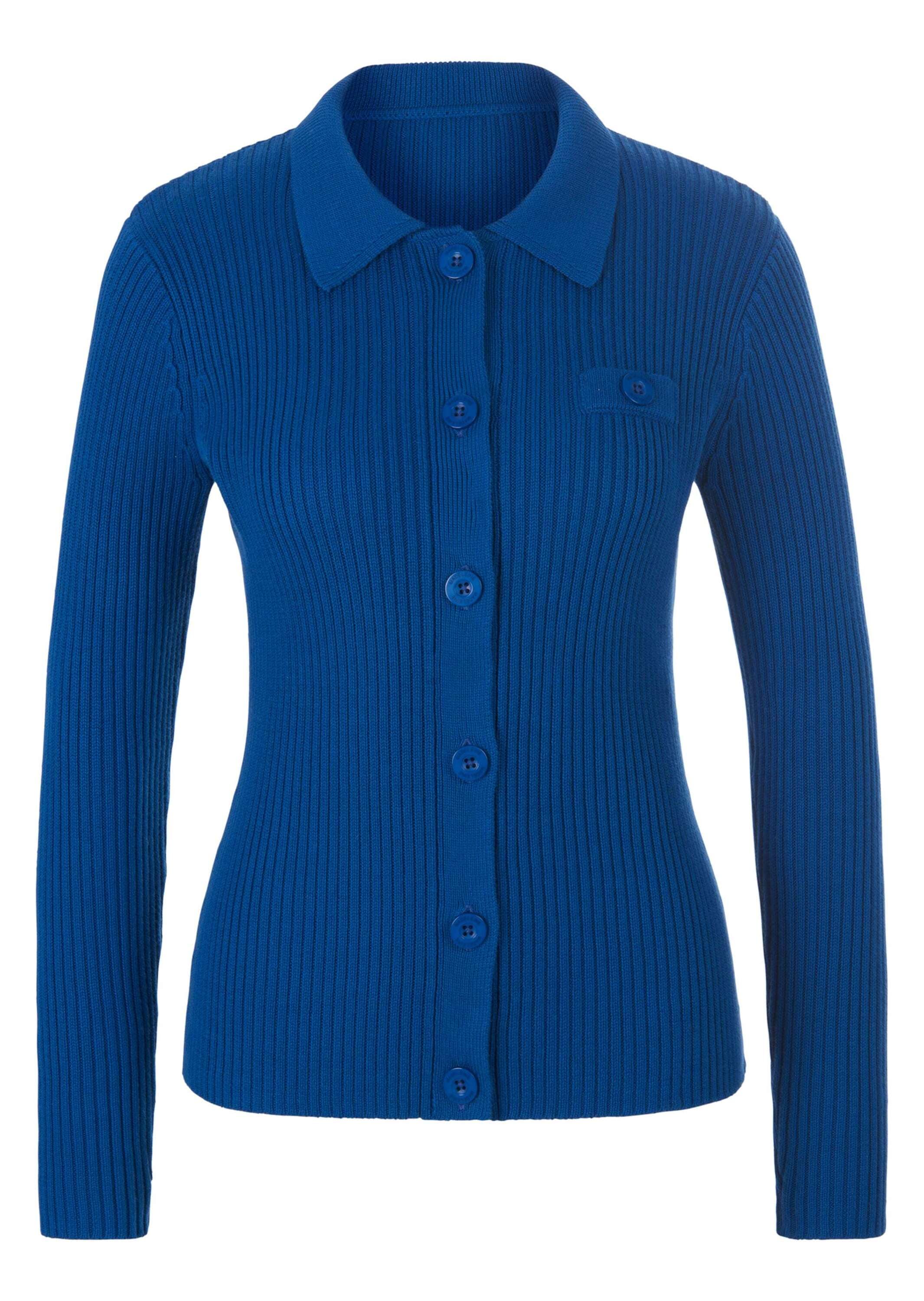 MADELEINE Strickjacke "Strickjacke Rippstrick-Jacke mit langen Ärmeln" günstig online kaufen