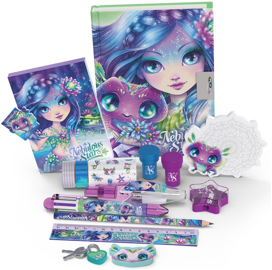 Nebulous Stars Kreativset »Geheimes Tagebuch-Set Deluxe«, Individuelle Gestaltung des Tagebuches