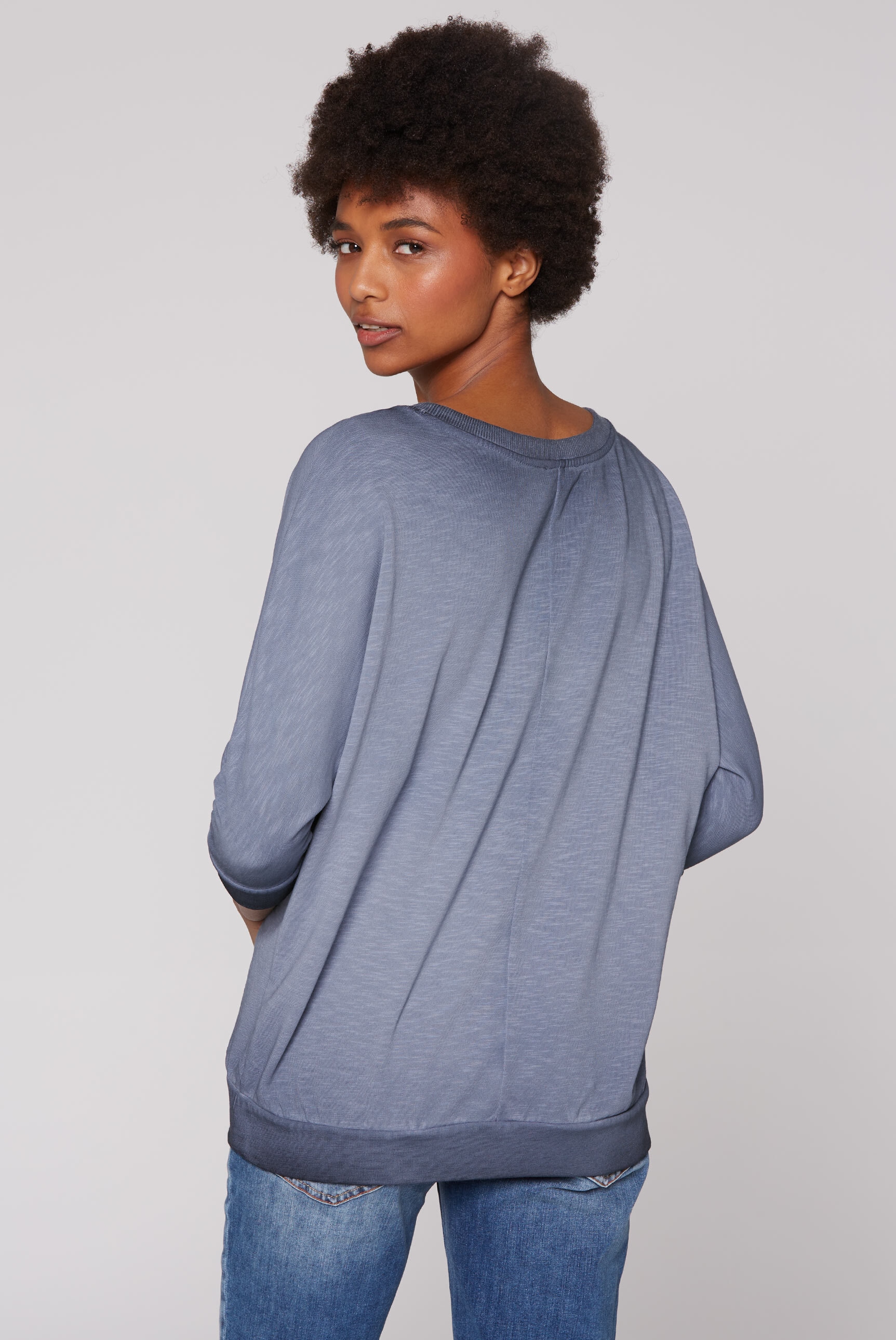 SOCCX Sweater, mit Fledermausärmeln