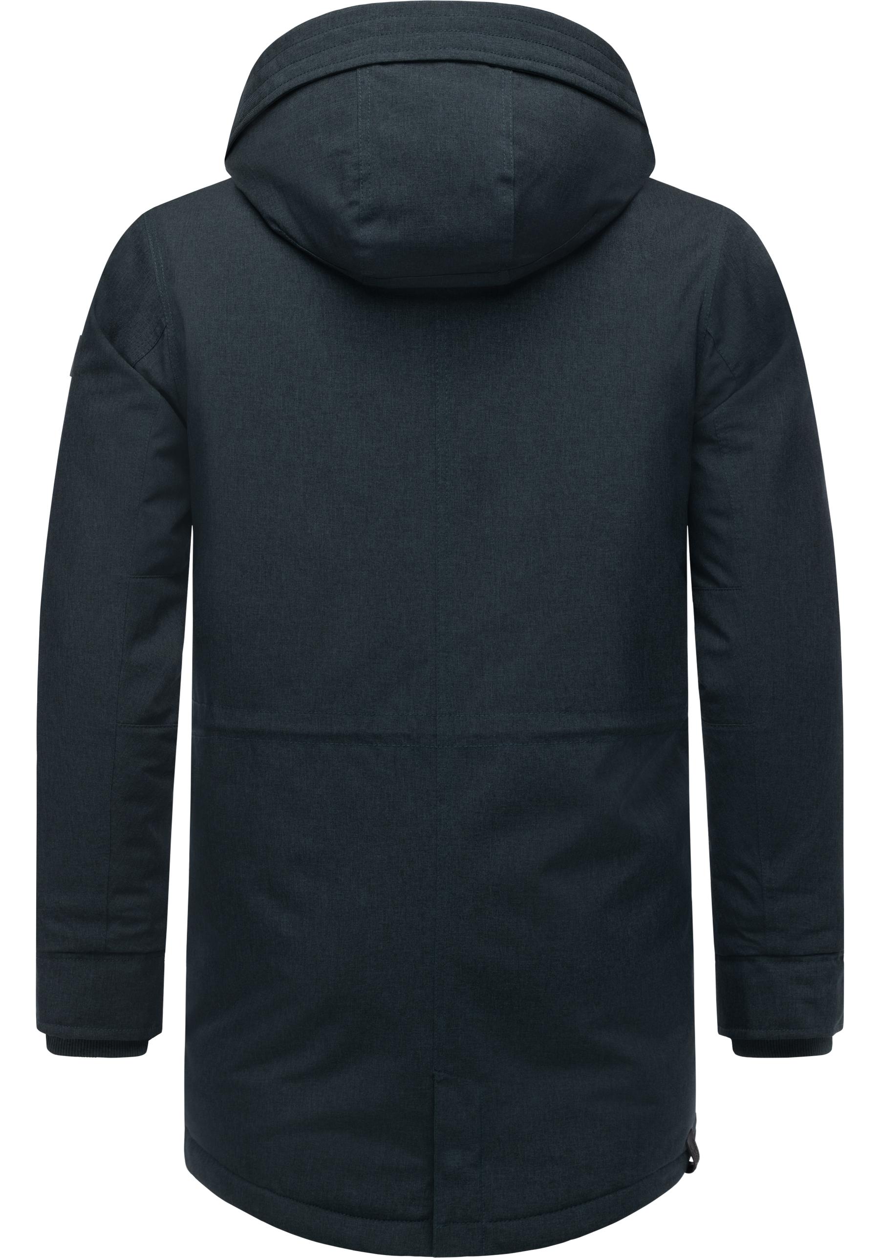 Thumbnail - Ragwear Kurzmantel "Mr Smithem YOUMODO" wasserdichte lange Herren Winterjacke mit Kapuze