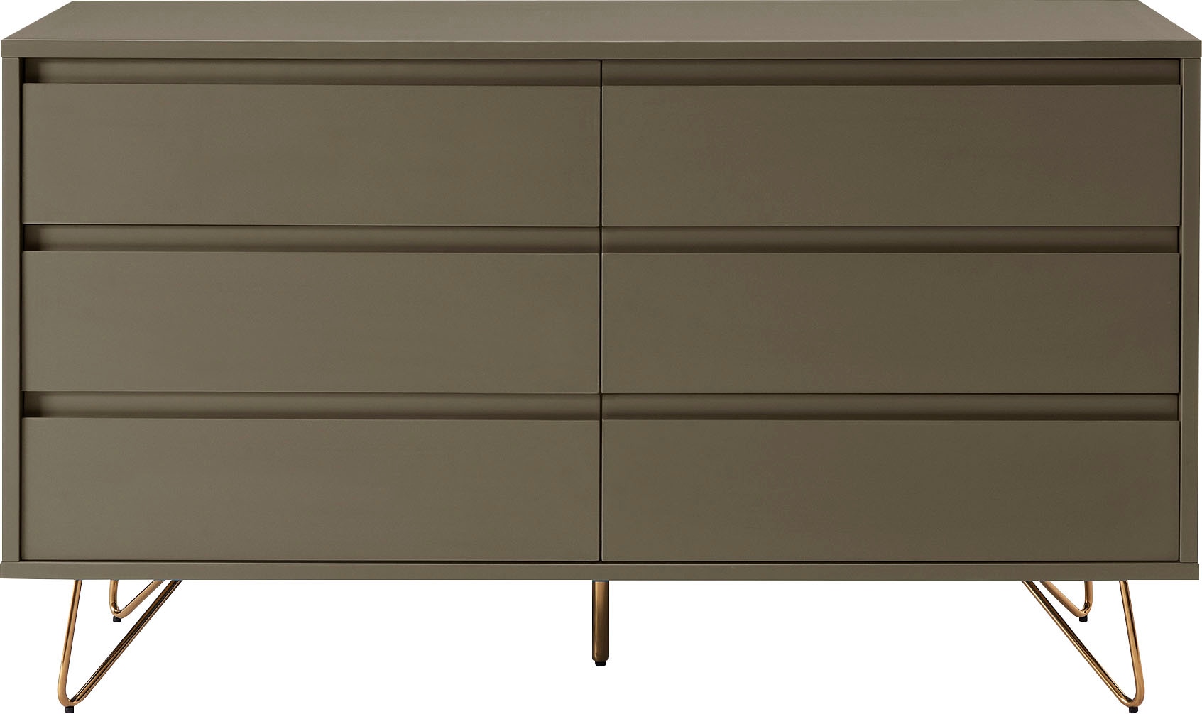 SalesFever Kommode "Bolton Design Sideboard mit Stauraum", Haarnadelbeine a günstig online kaufen