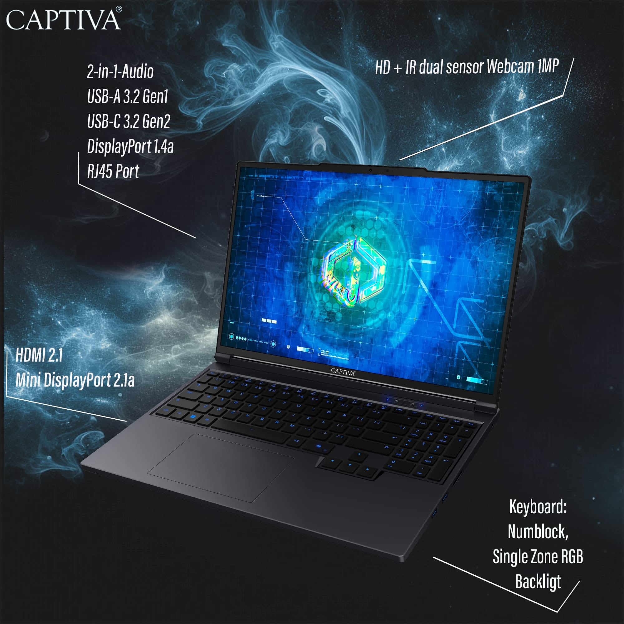 CAPTIVA Gaming-Notebook »Highend Gaming I92-121«