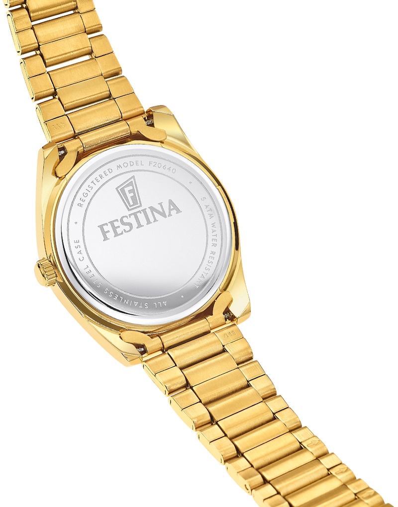 Festina Quarzuhr »Boyfriend Collection«, Armbanduhr, Damenuhr, Edelstahlarmband
