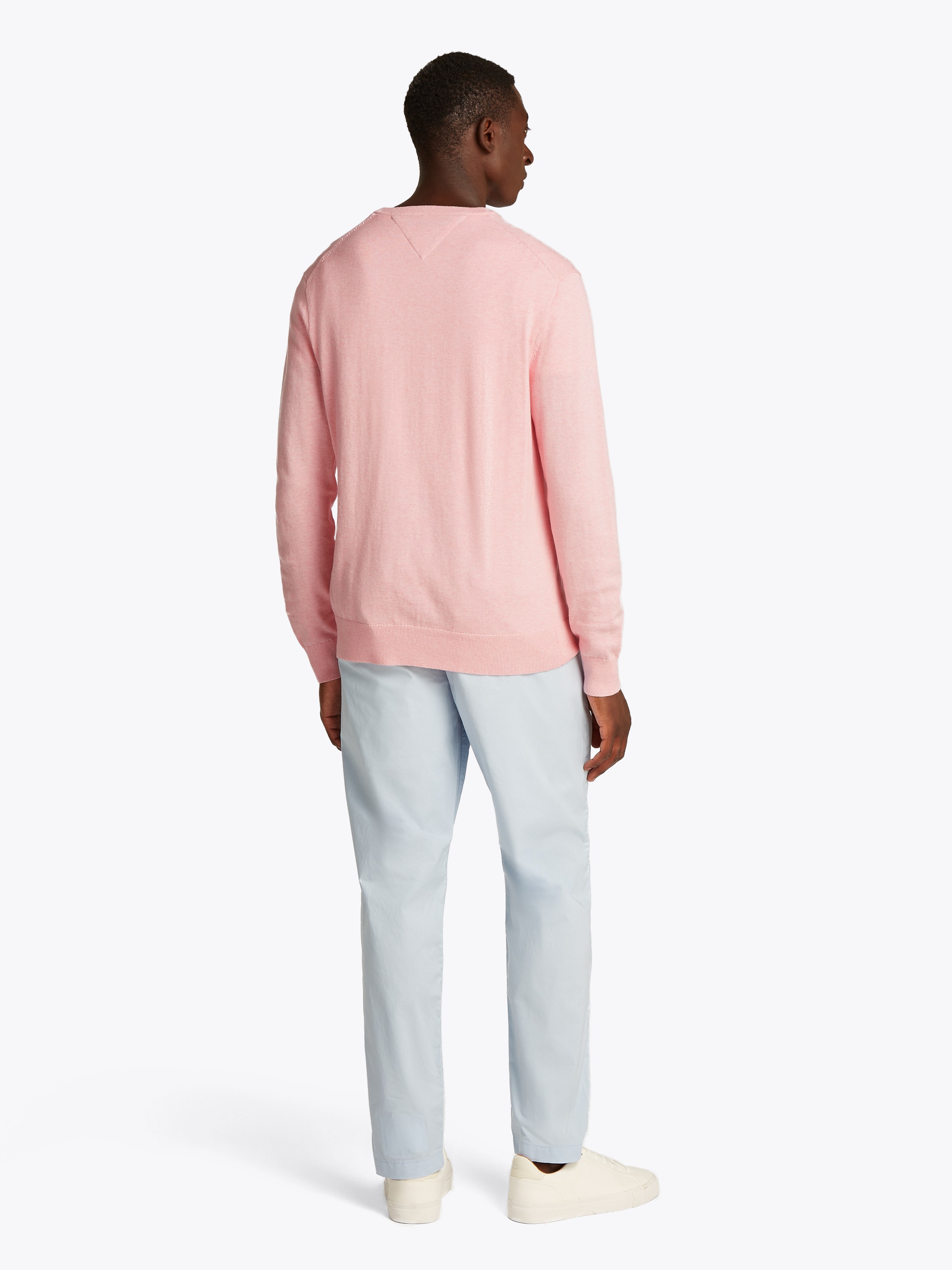 Tommy Hilfiger Strickpullover »ESSENTIAL COTTON V NECK«