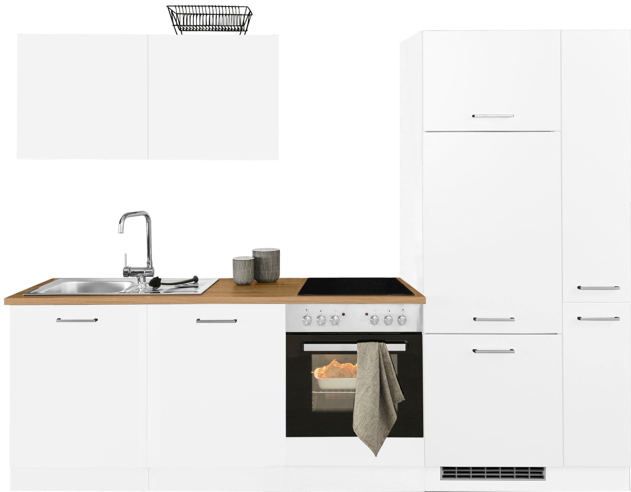 HELD MÖBEL Küchenzeile »Kehl«, ohne E-Geräte, Breite 270 cm, für Kühlschrank und Geschirrspüler