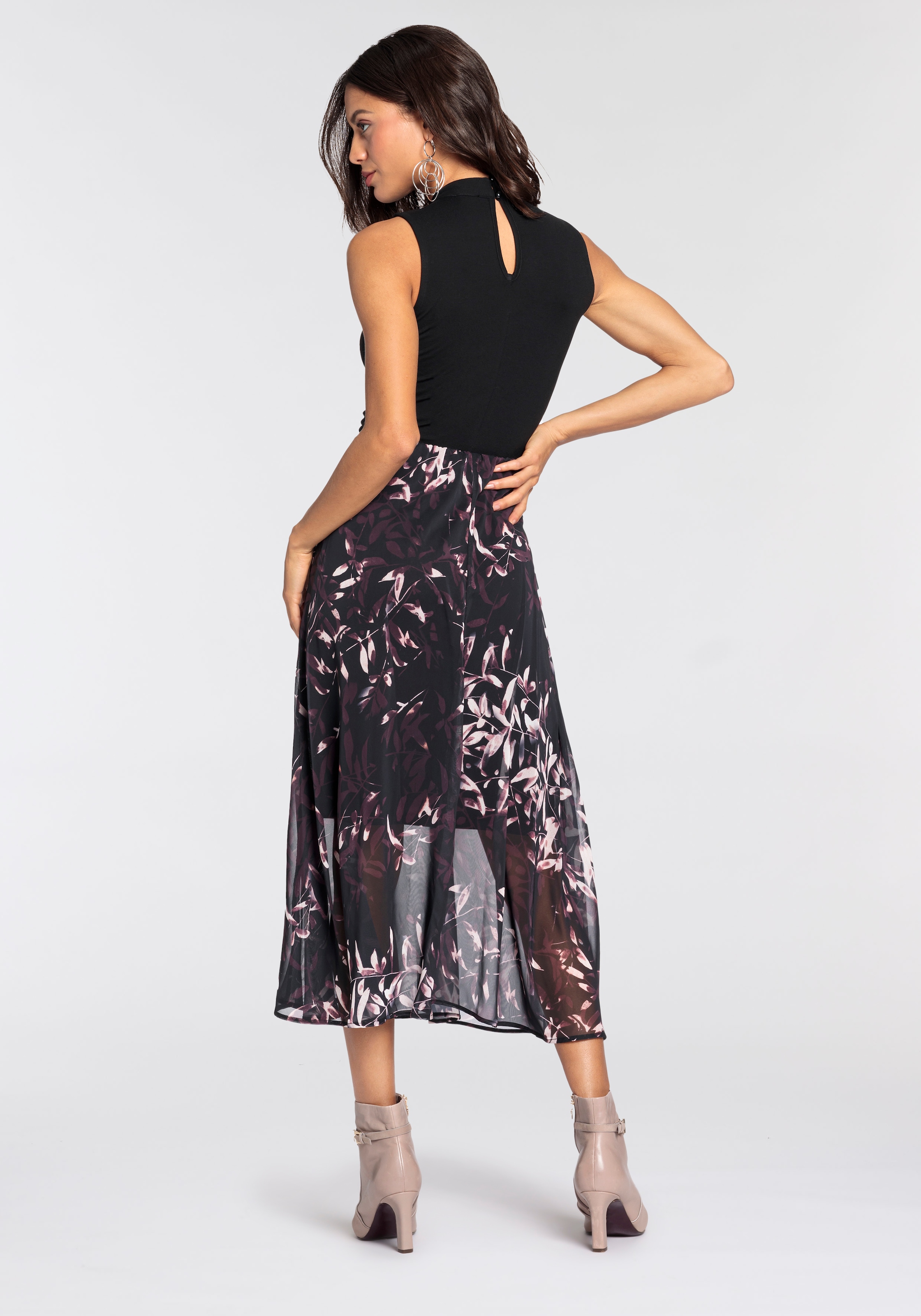 Laura NEUE | Blumen-Print kaufen Chiffonkleid, für elegantem Scott mit BAUR - KOLLEKTION