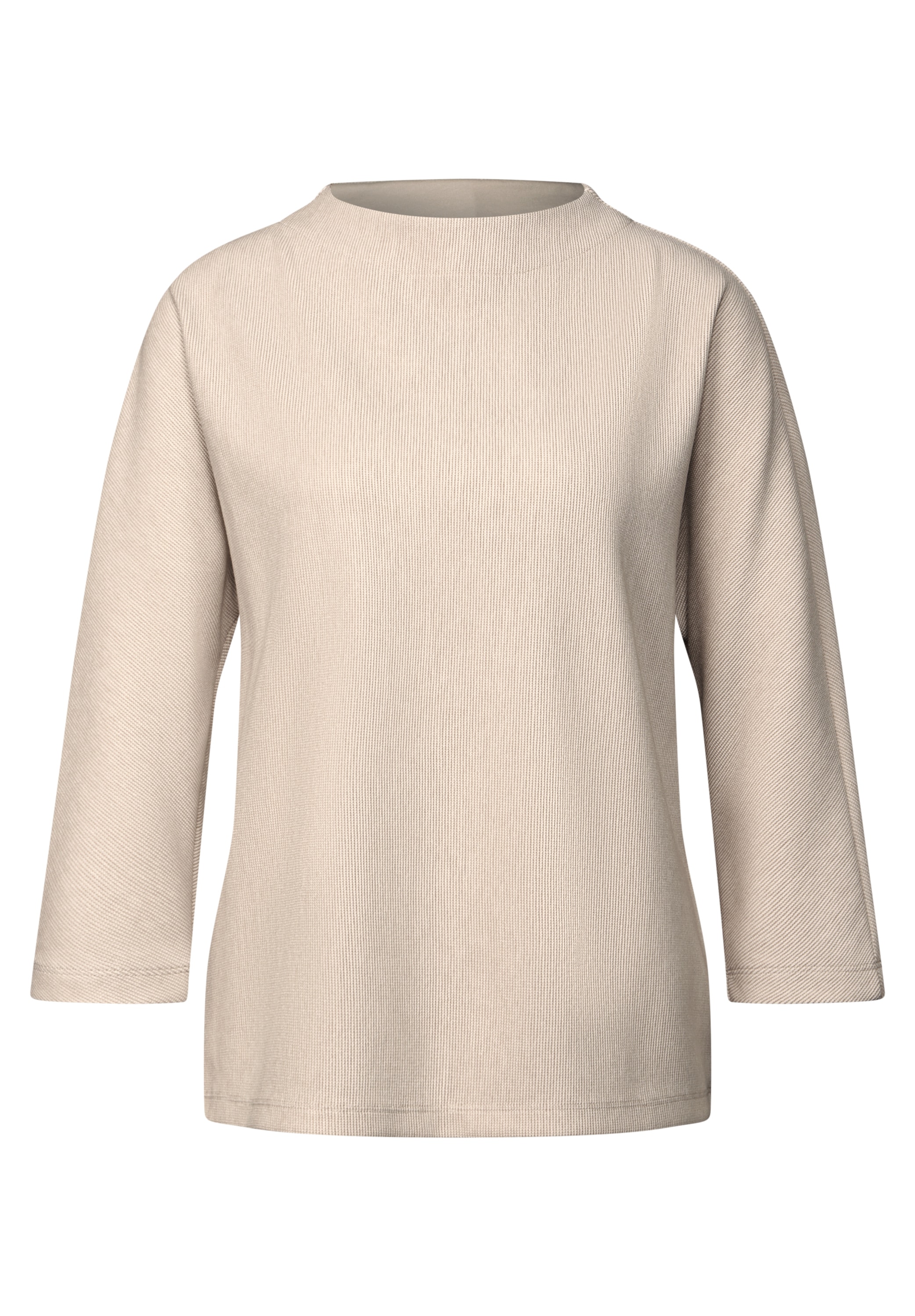 STREET ONE 3/4-Arm-Shirt, 3/4 Arm mit feiner Struktur